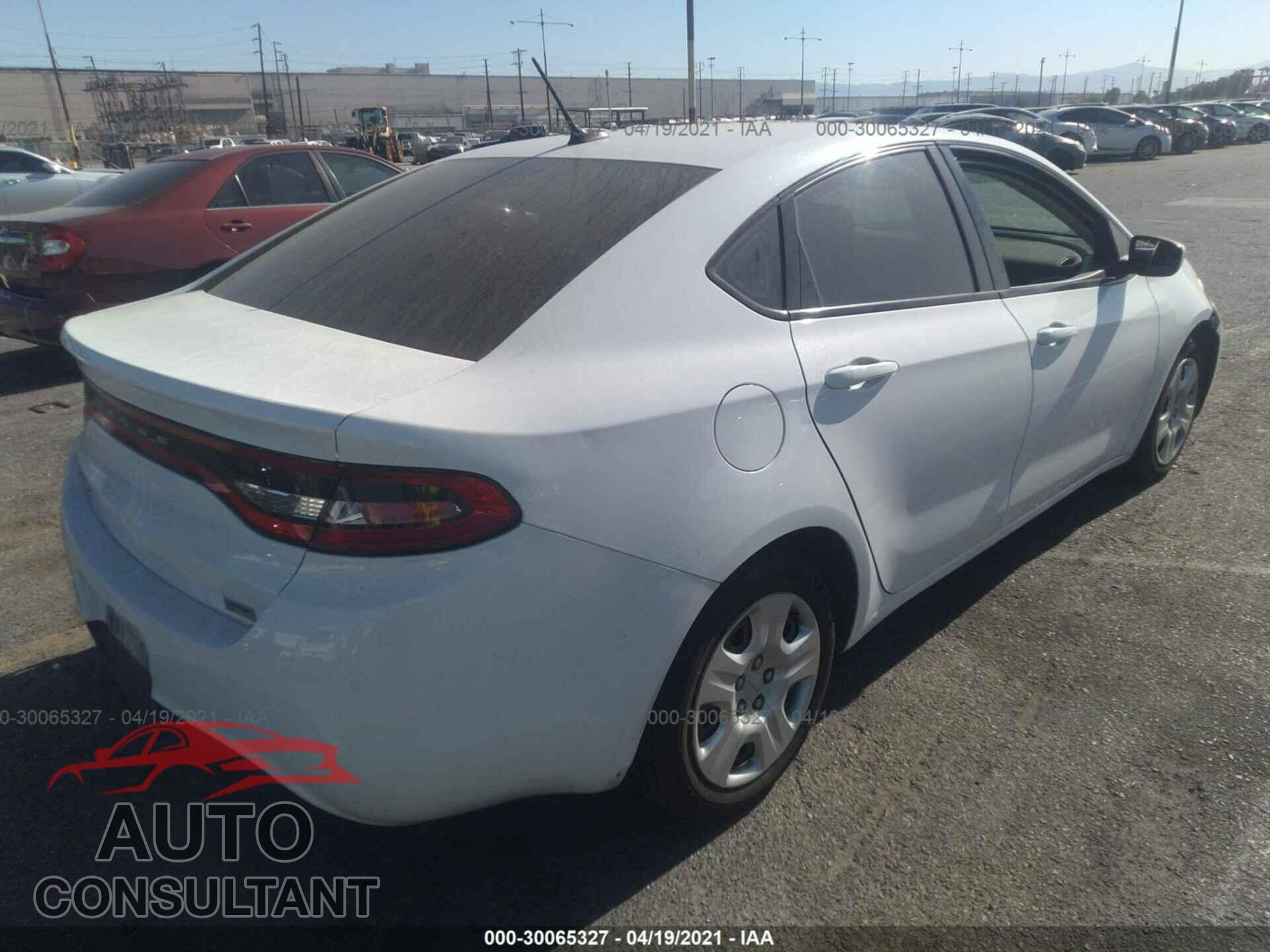 DODGE DART 2016 - 1C3CDFAA5GD739349