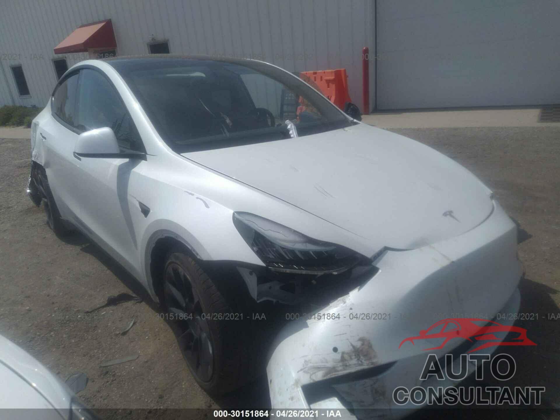 TESLA MODEL Y 2020 - 5YJYGDEE8LF011246
