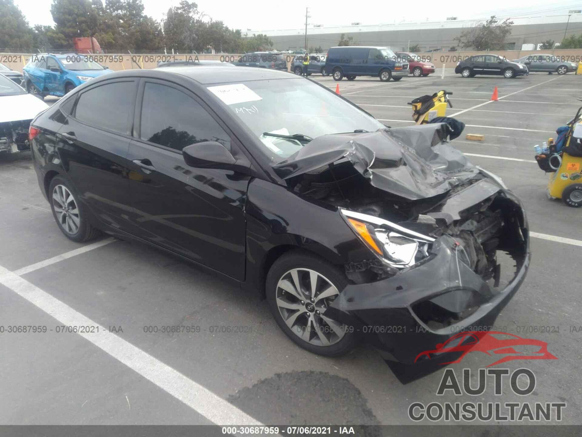 HYUNDAI ACCENT 2017 - KMHCT4AE5HU360242