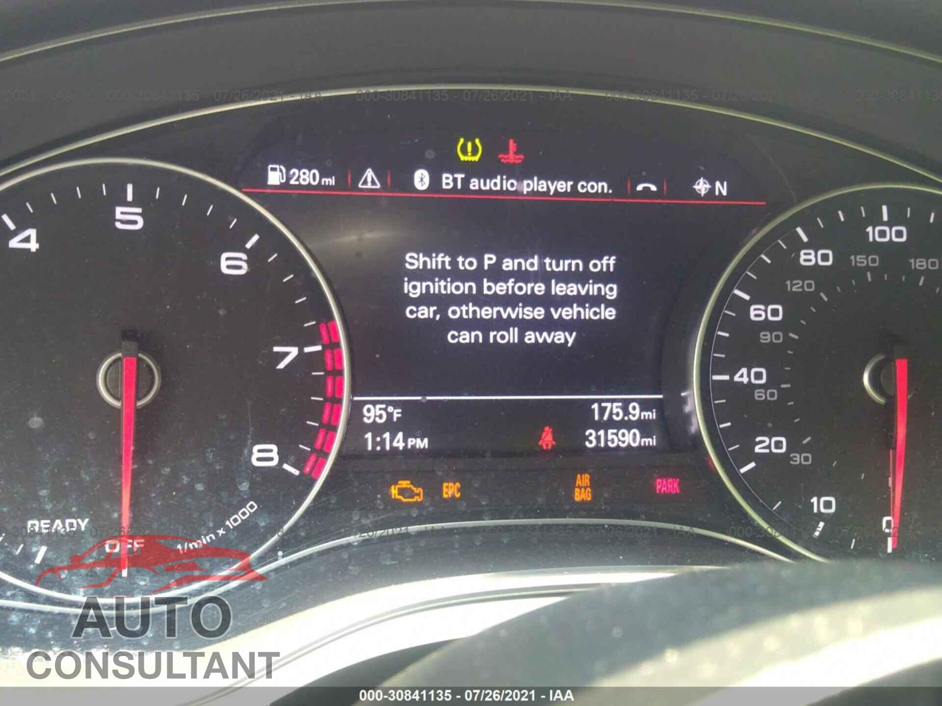 AUDI A6 2017 - WAUD8AFC0HN052239