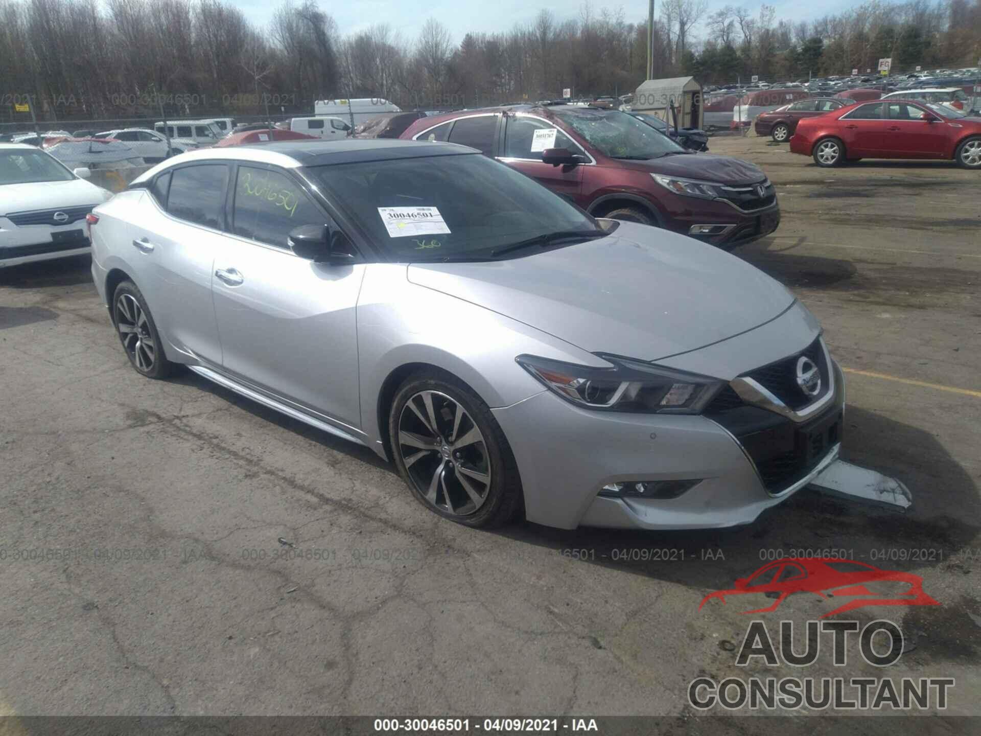 NISSAN MAXIMA 2018 - 1N4AA6AP4JC386279