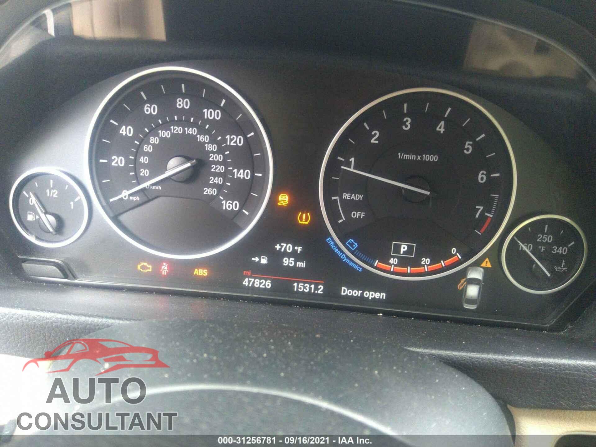 BMW 3 SERIES 2016 - WBA8E5G54GNU20342