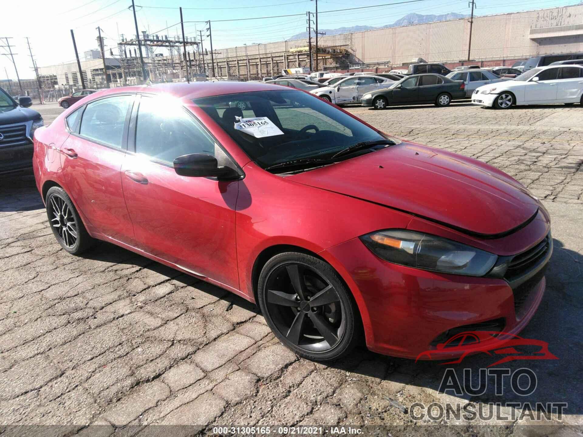 DODGE DART 2016 - 1C3CDFBB5GD516168