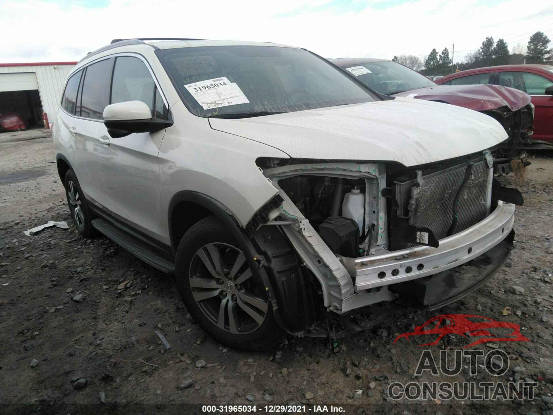 HONDA PILOT 2016 - 5FNYF5H52GB015173