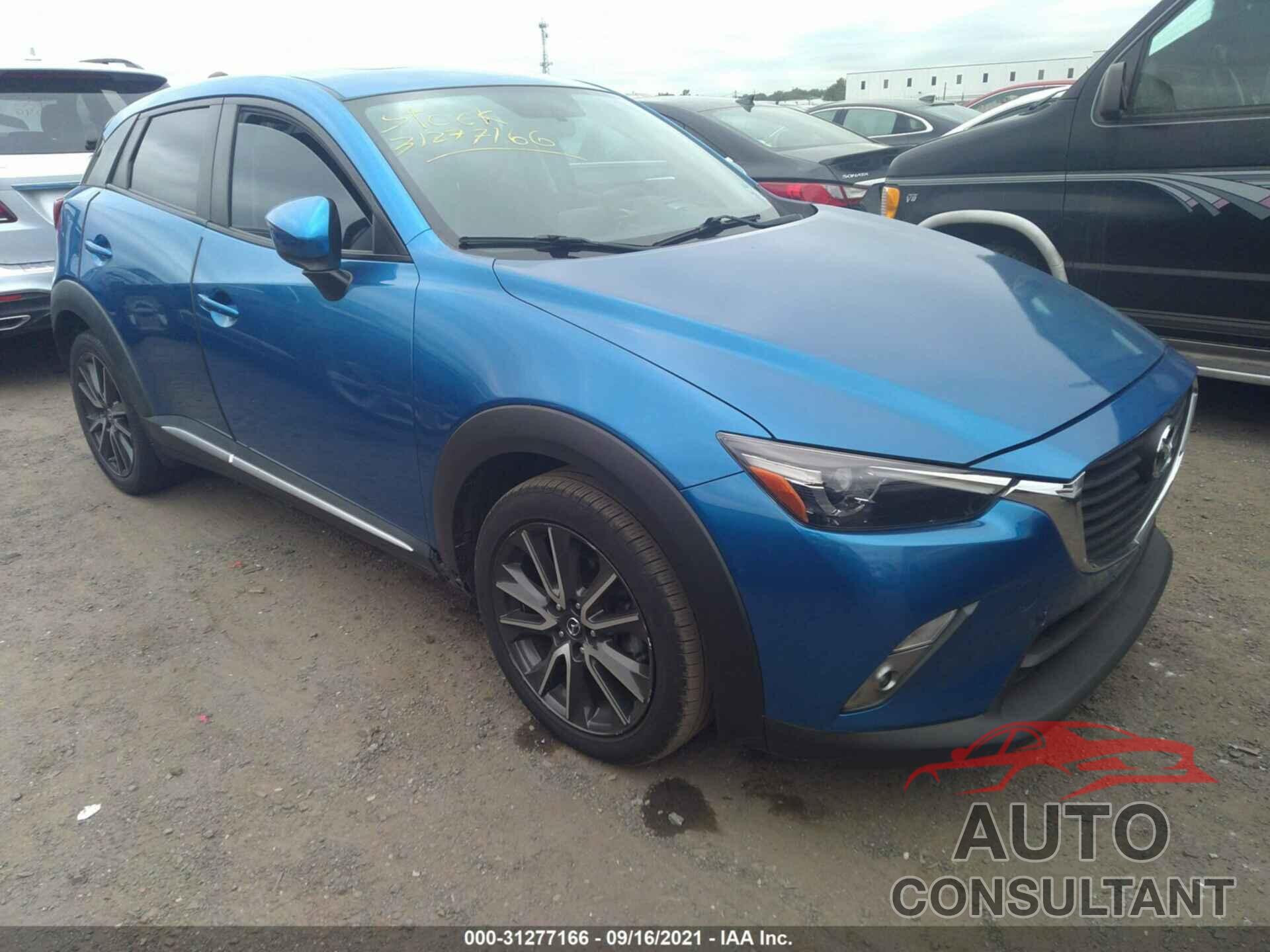 MAZDA CX-3 2016 - JM1DKBD78G0124445