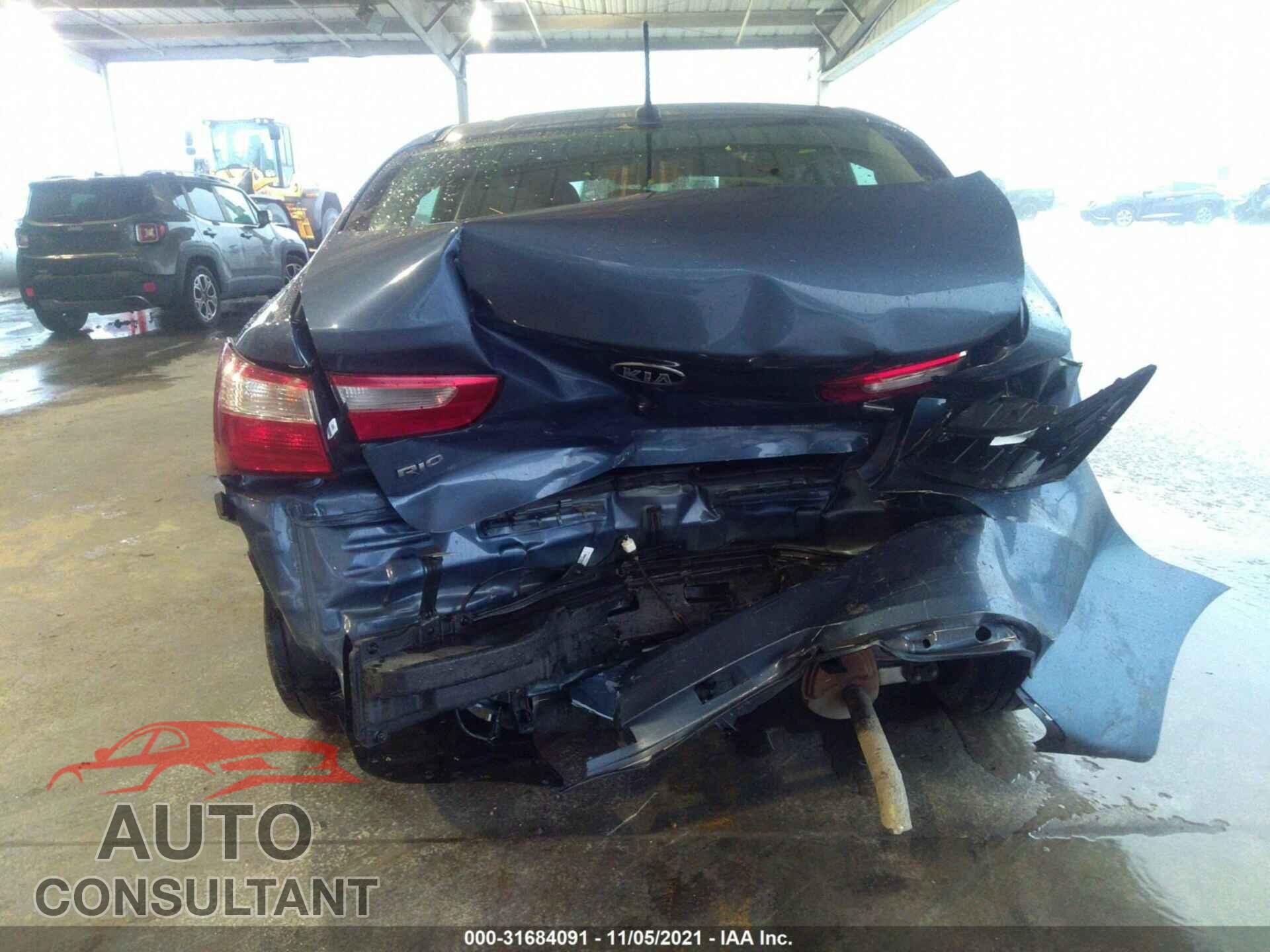 KIA RIO 2016 - KNADM4A35G6659797
