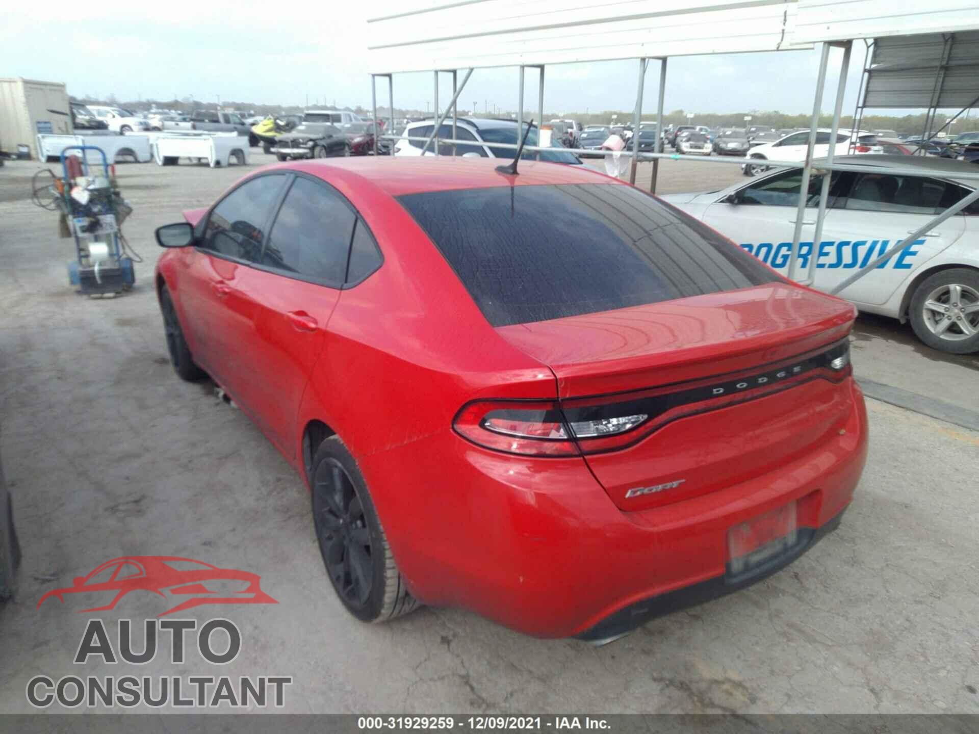 DODGE DART 2016 - 1C3CDFBB2GD762479