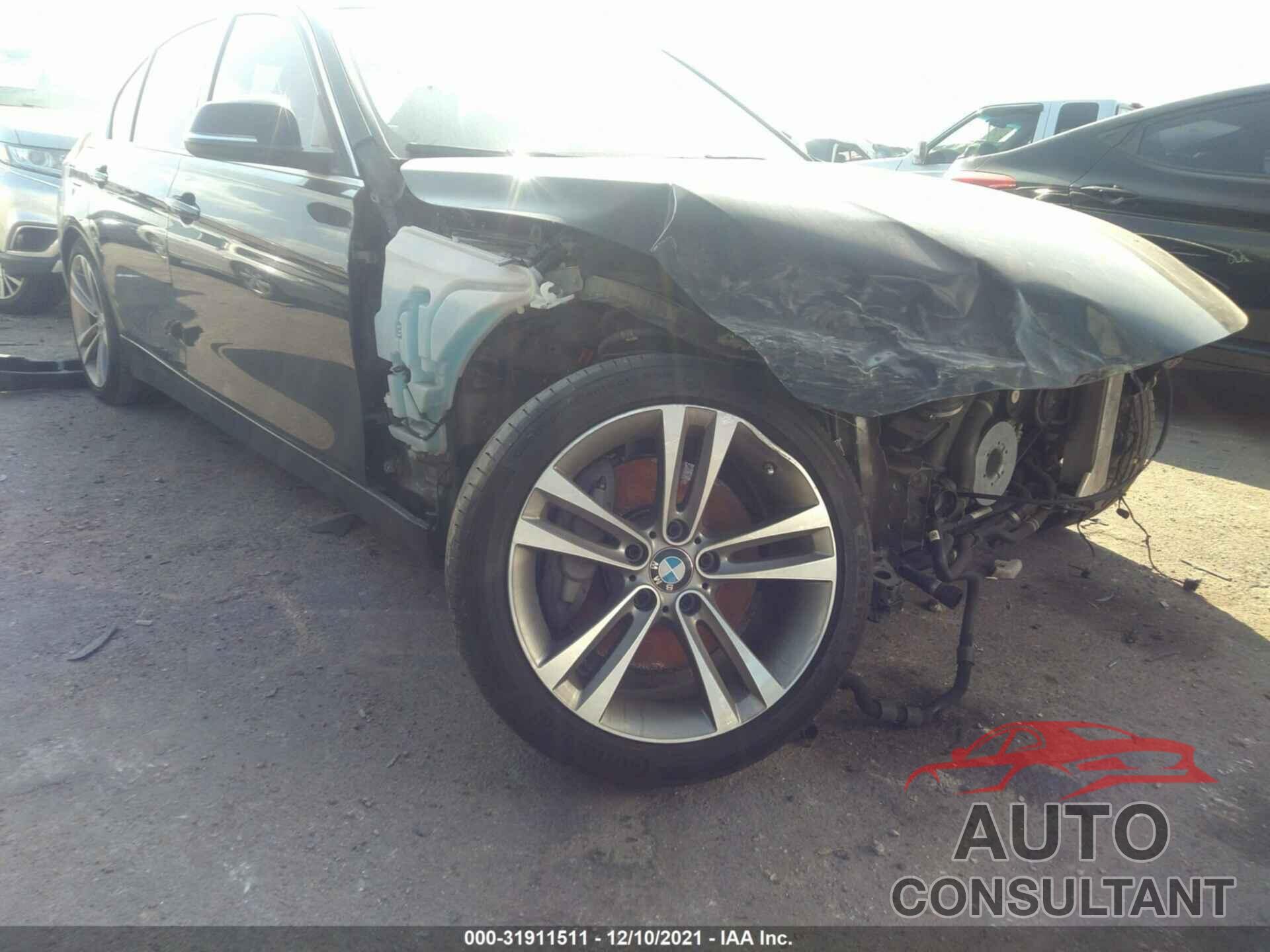 BMW 3 SERIES 2017 - WBA8B3G34HNU36439
