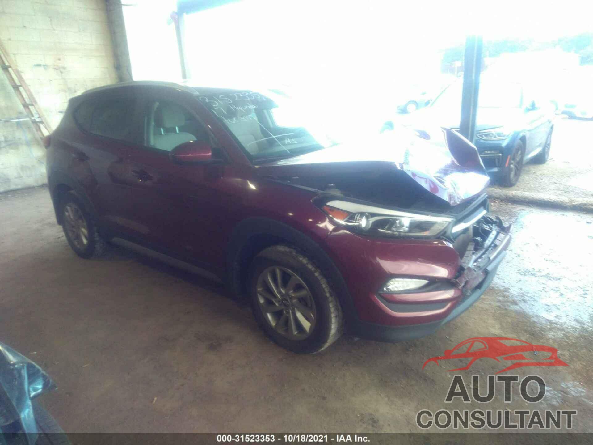 HYUNDAI TUCSON 2017 - KM8J3CA49HU302336