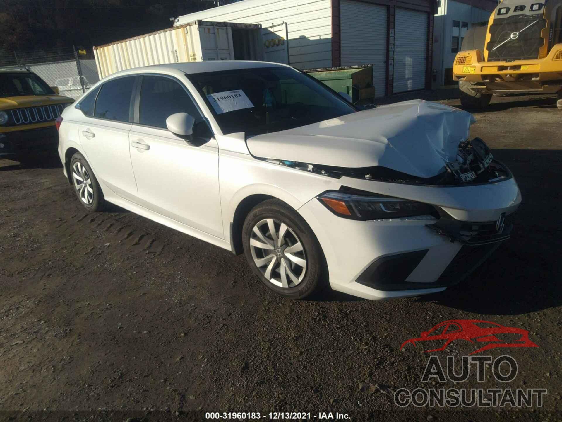 HONDA CIVIC SEDAN 2022 - 2HGFE2F26NH517694