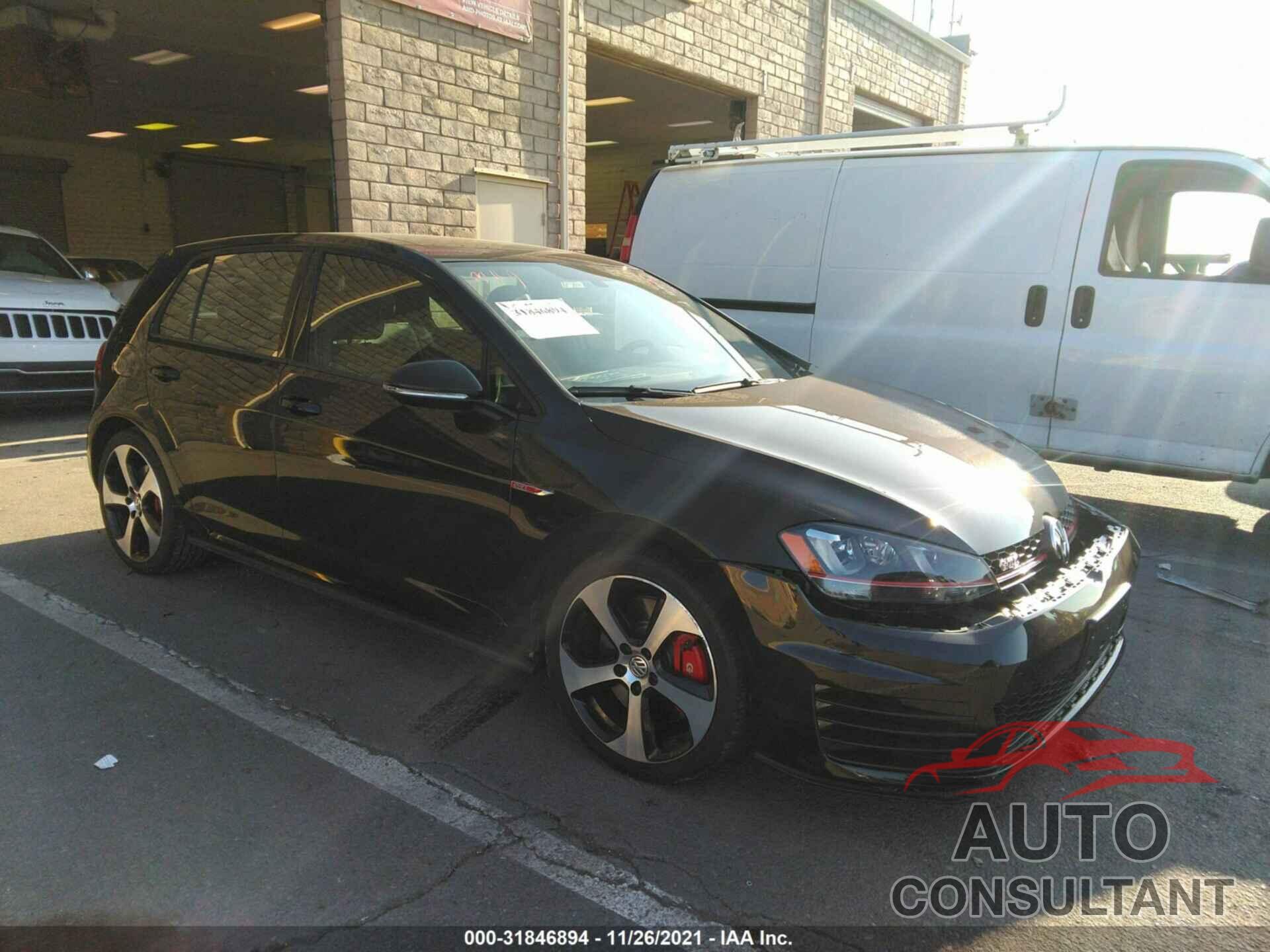 VOLKSWAGEN GOLF GTI 2017 - 3VW547AU3HM064950
