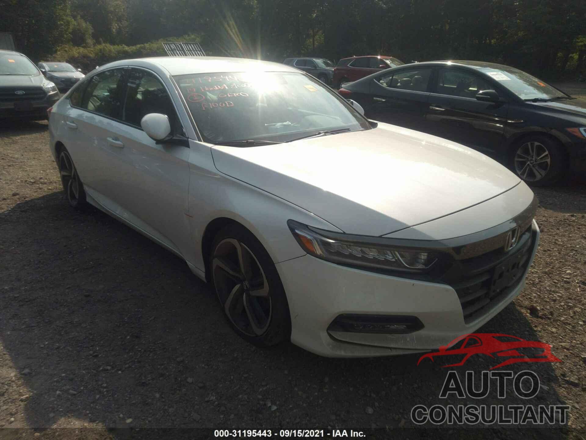 HONDA ACCORD SEDAN 2019 - 1HGCV1F31KA172655