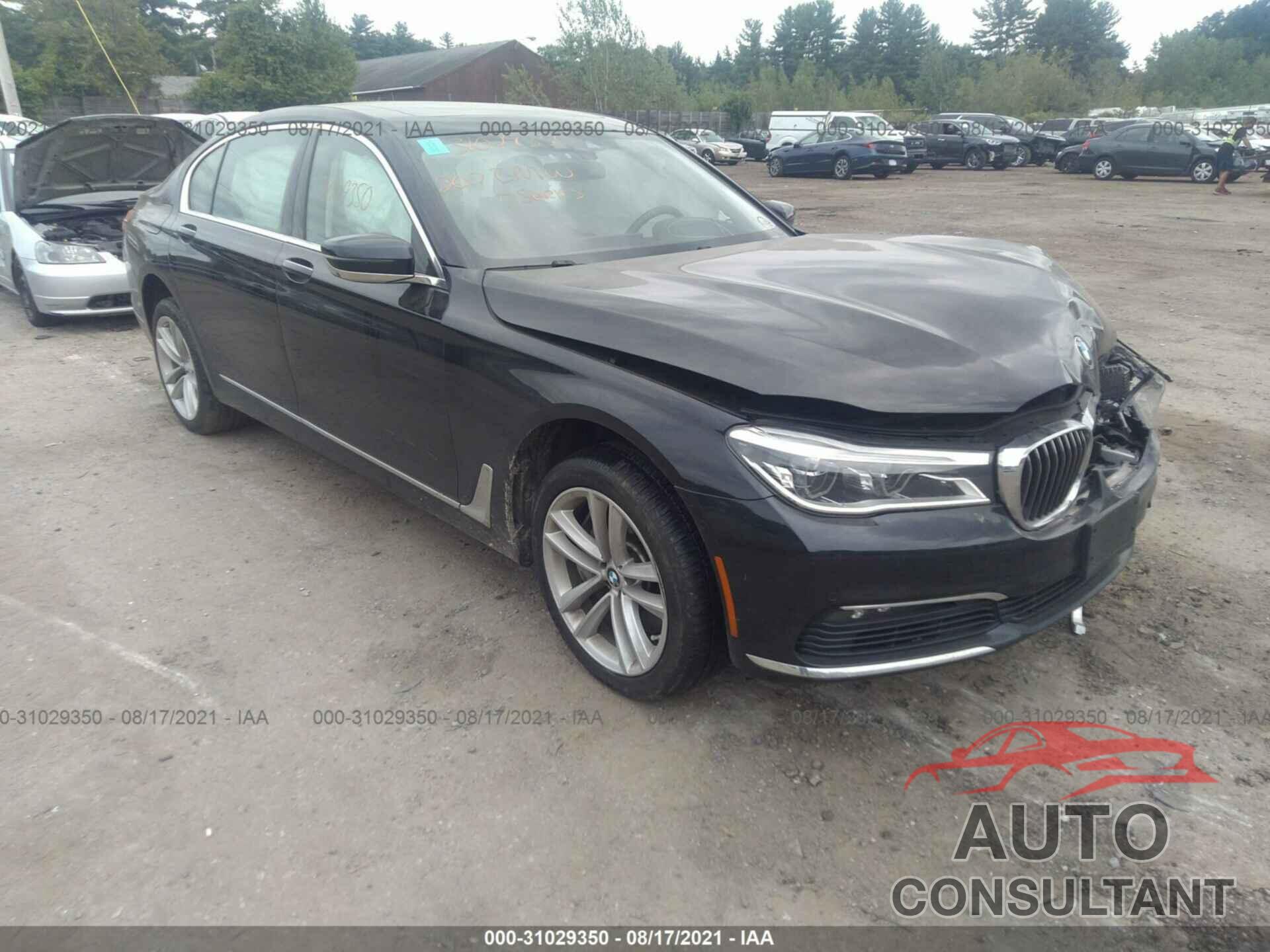 BMW 7 SERIES 2017 - WBA7F2C31HG422745