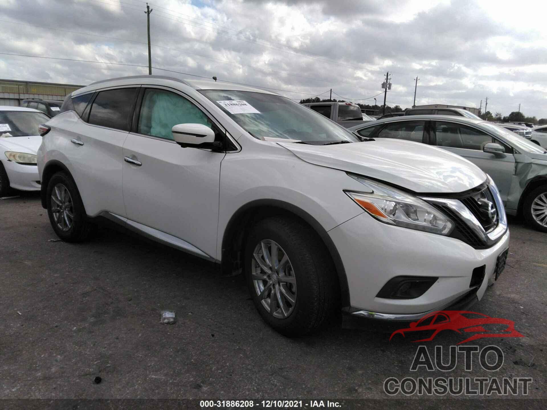 NISSAN MURANO 2016 - 5N1AZ2MHXGN132911