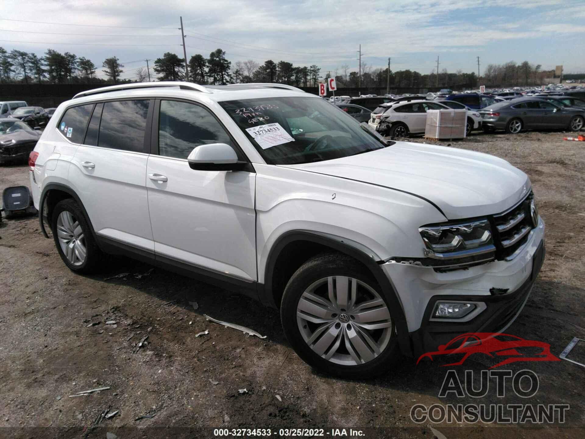 VOLKSWAGEN ATLAS 2019 - 1V2MR2CA4KC512755