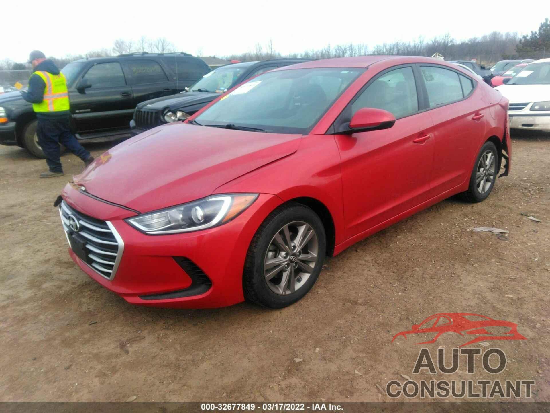 HYUNDAI ELANTRA 2018 - 5NPD84LF2JH312973