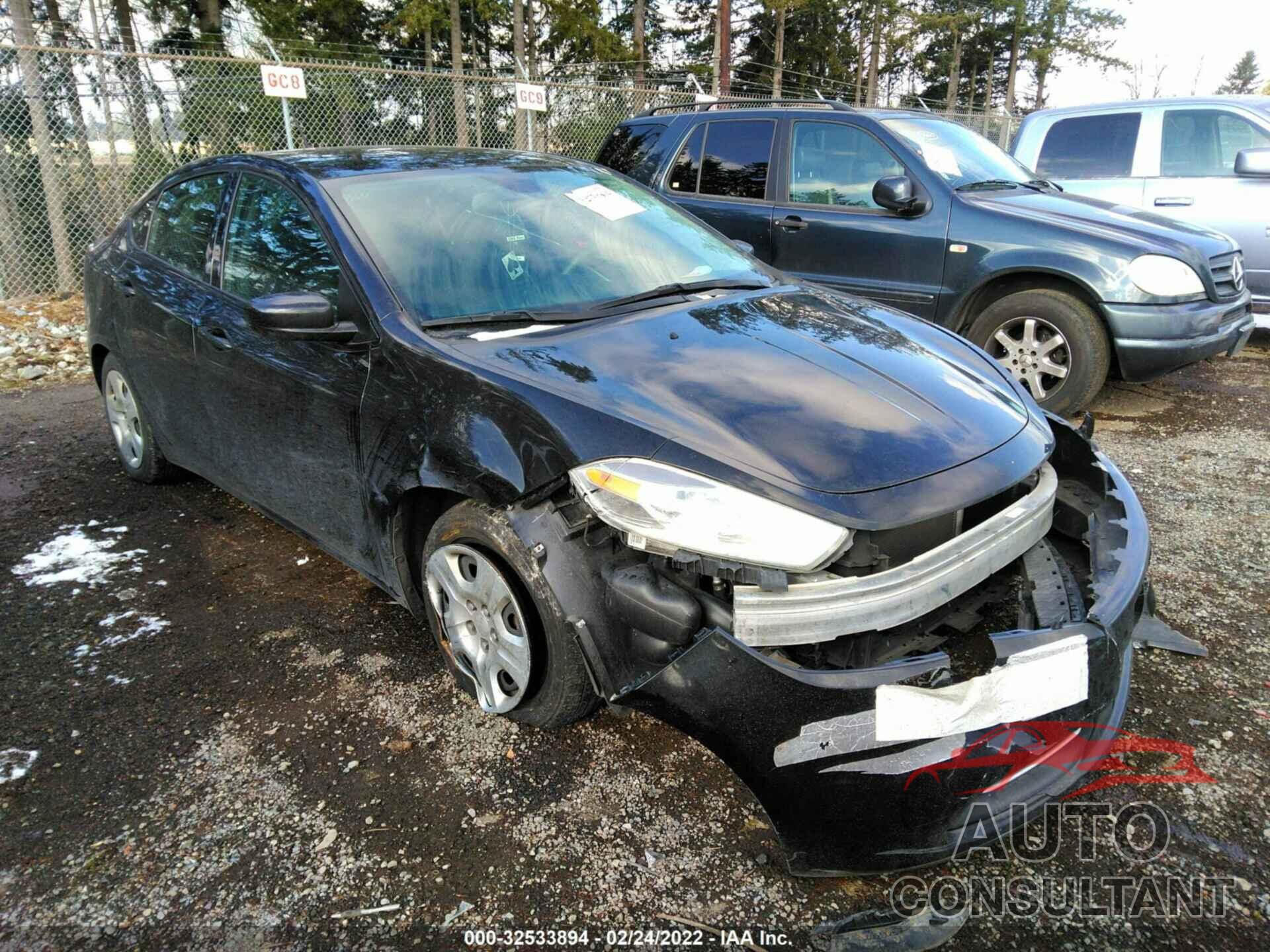 DODGE DART 2016 - 1C3CDFAA0GD644276