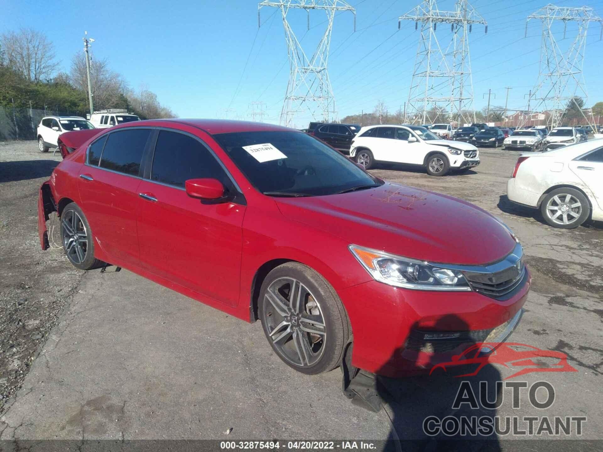 HONDA ACCORD SEDAN 2017 - 1HGCR2F51HA147212