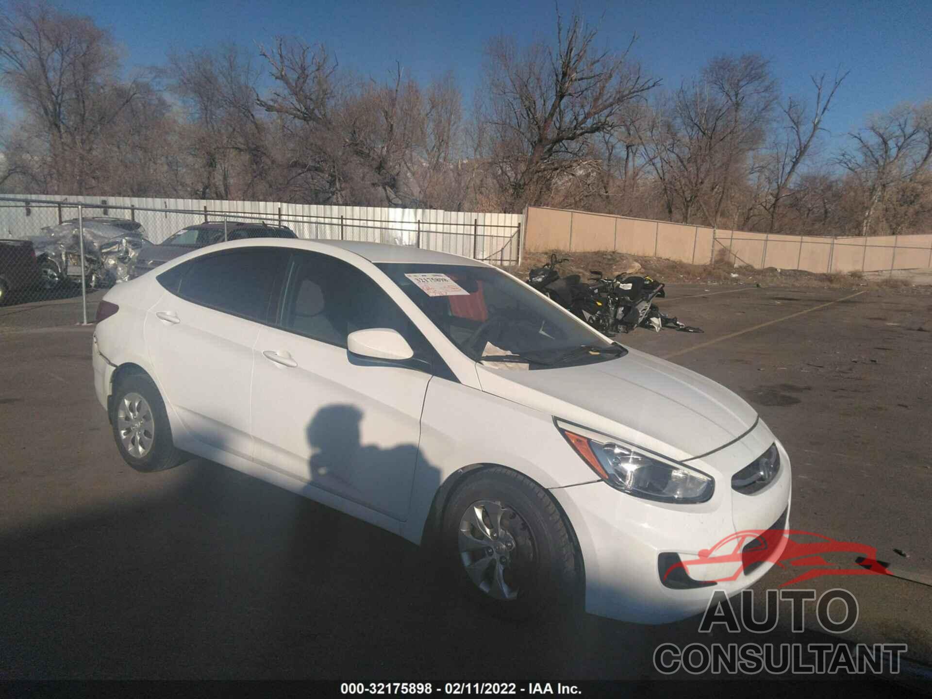 HYUNDAI ACCENT 2016 - KMHCT4AE9GU955724