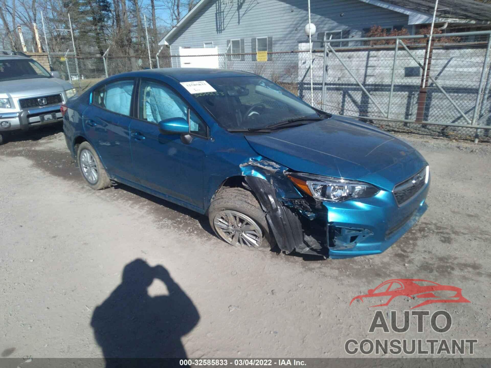 SUBARU IMPREZA 2018 - 4S3GKAB62J3612068