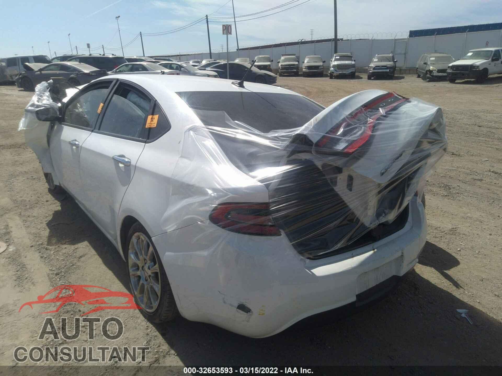 DODGE DART 2016 - 1C3CDFFA2GD802304