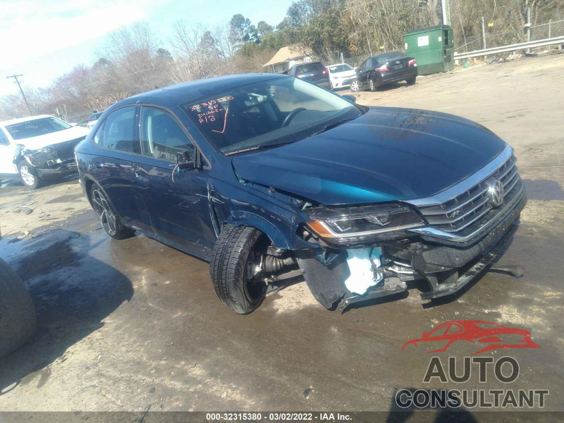 VOLKSWAGEN PASSAT 2020 - 1VWMA7A3XLC015556