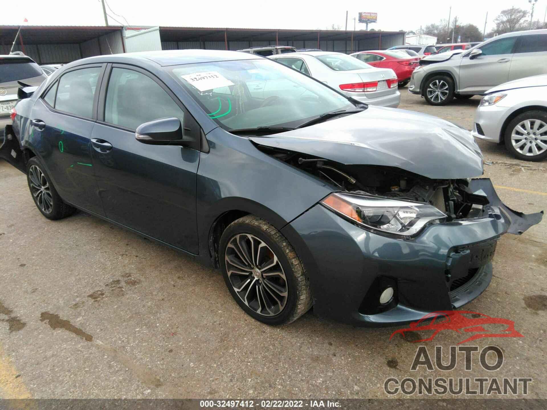 TOYOTA COROLLA 2016 - 2T1BURHE9GC574503