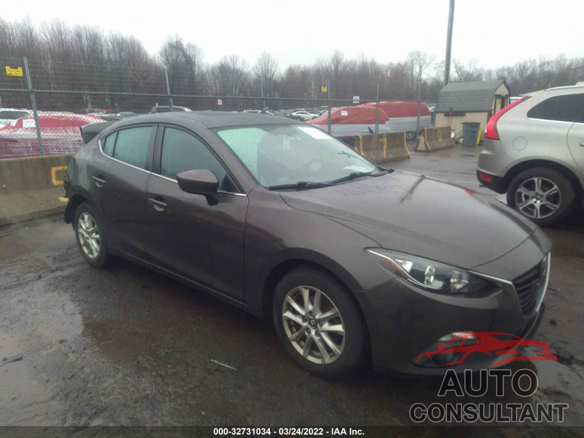 MAZDA MAZDA3 2016 - JM1BM1V75G1299109