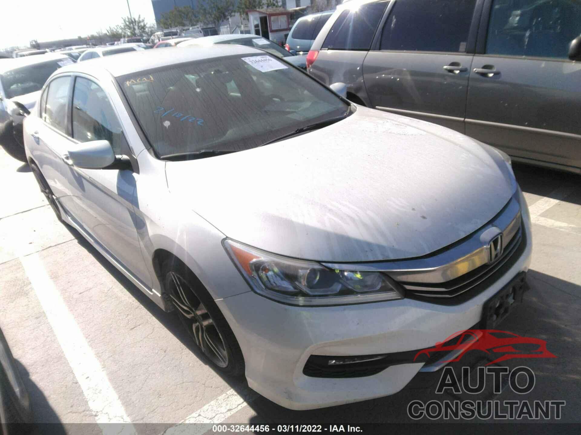 HONDA ACCORD SEDAN 2016 - 1HGCR2F53GA063147