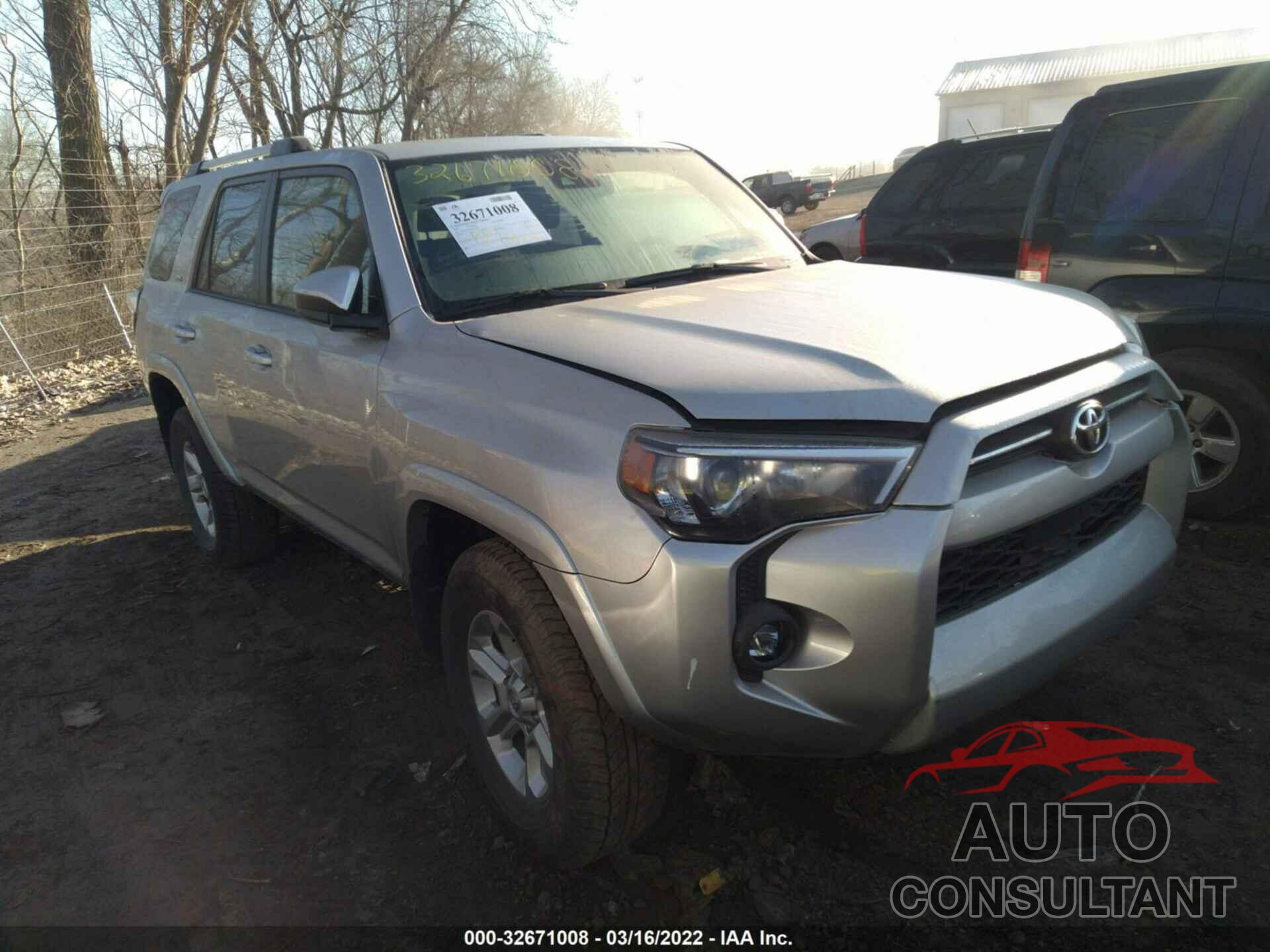 TOYOTA 4RUNNER 2021 - JTEMU5JR5M5937785