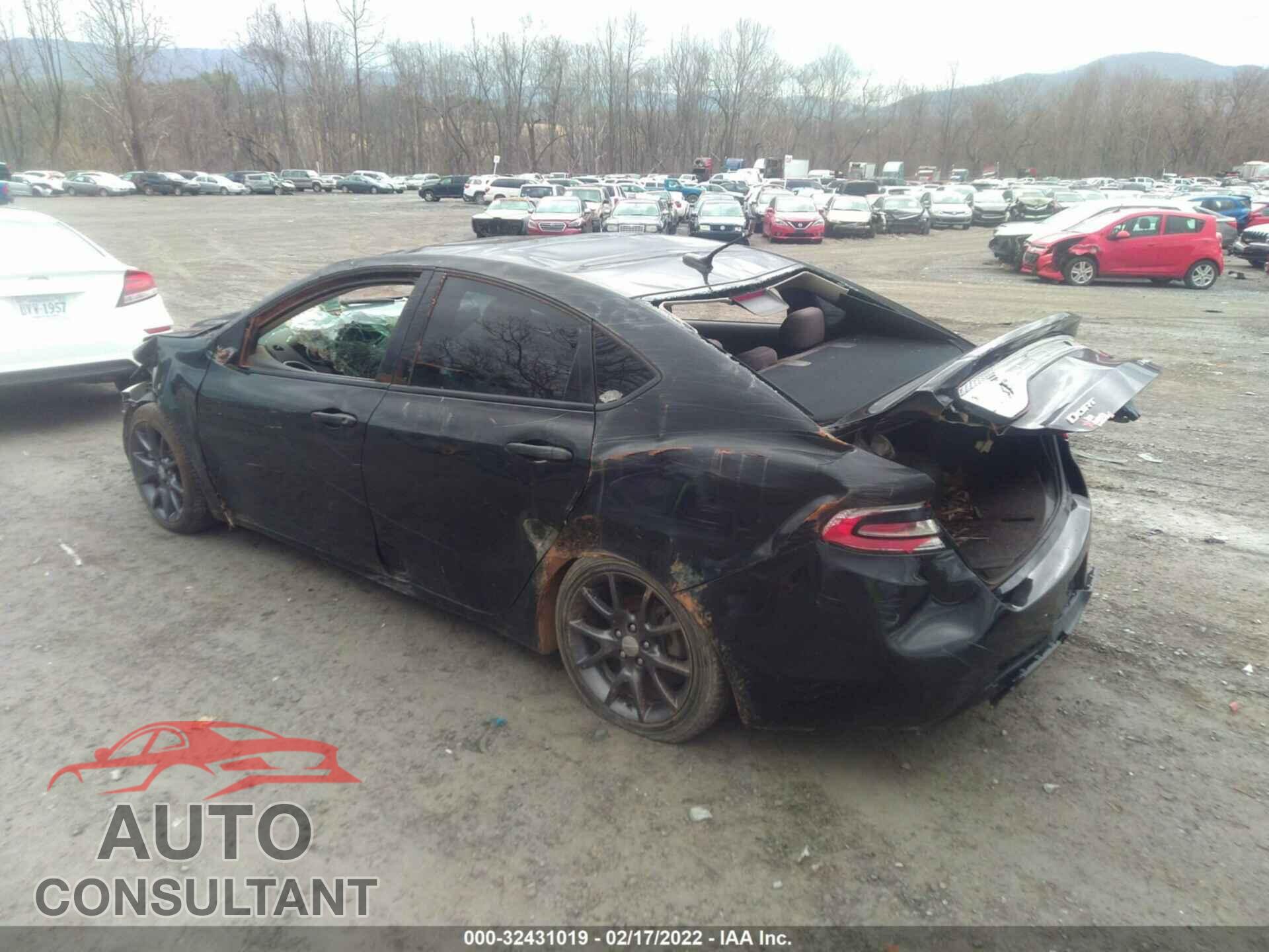 DODGE DART 2016 - 1C3CDFFH4GD796907