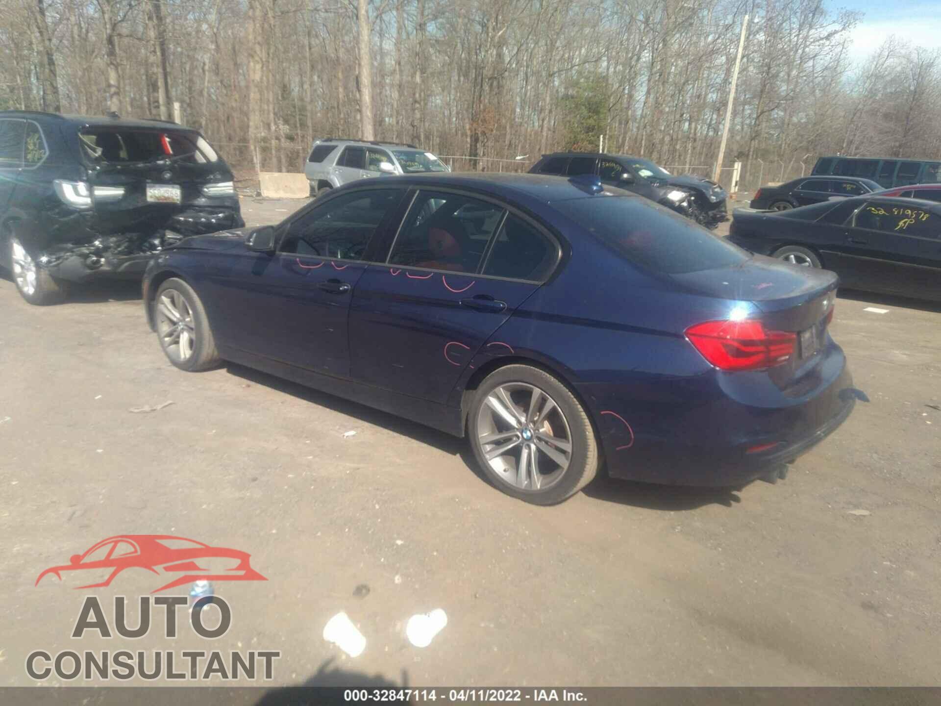 BMW 3 SERIES 2016 - WBA8E9C54GK647691