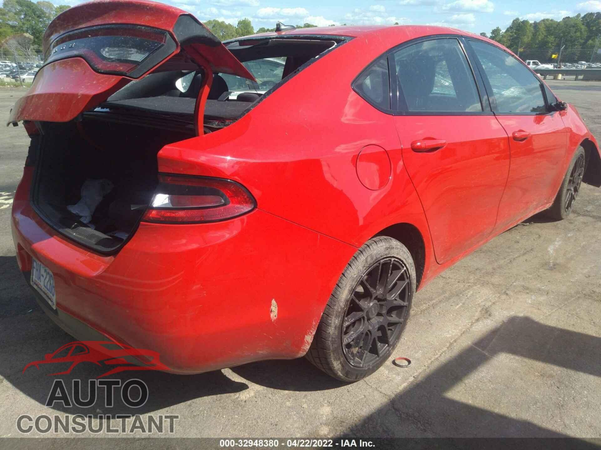 DODGE DART 2016 - 1C3CDFAA1GD650264