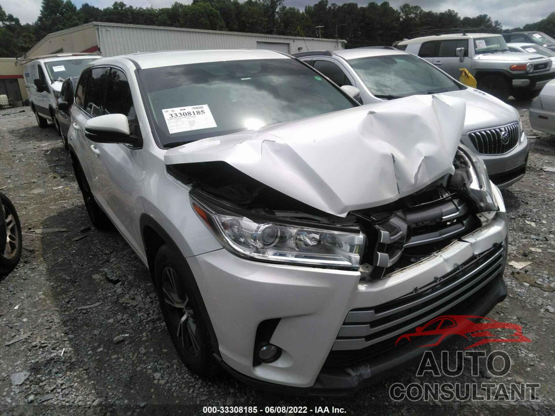 TOYOTA HIGHLANDER 2017 - 5TDZZRFH8HS214175