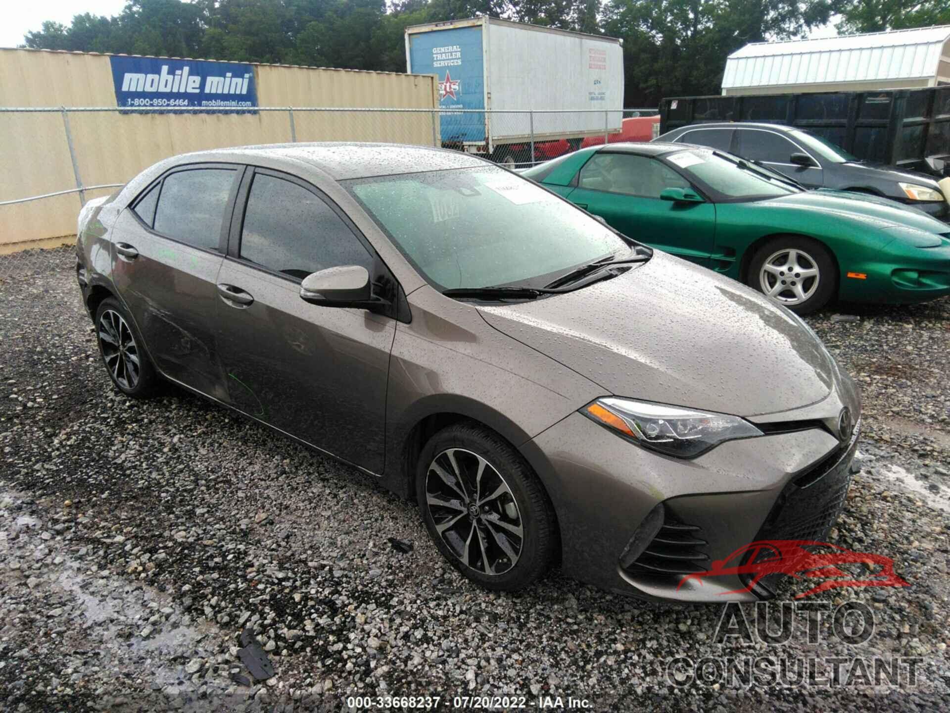 TOYOTA COROLLA 2019 - 2T1BURHE1KC216935