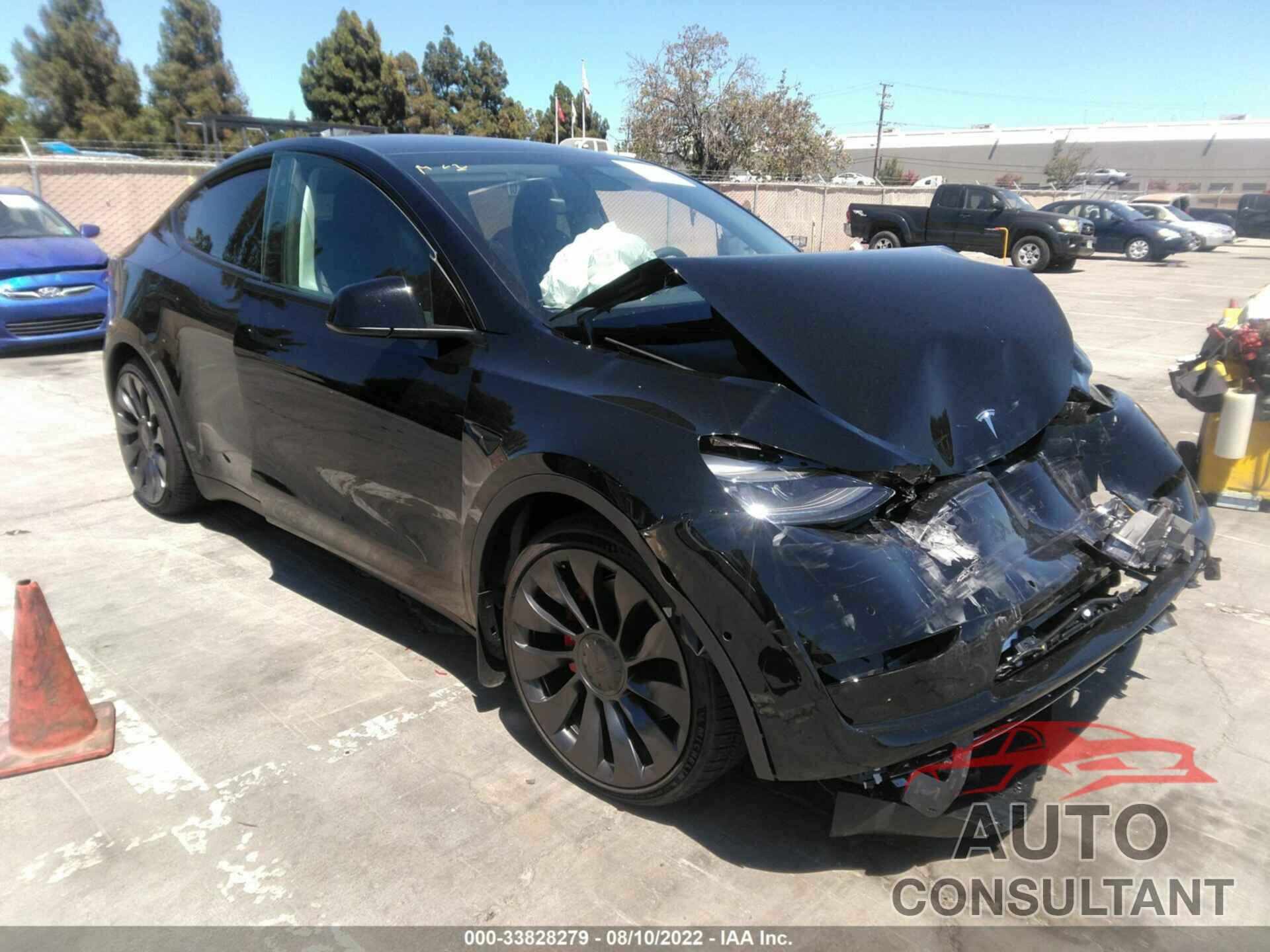 TESLA MODEL Y 2022 - 7SAYGDEF8NF466905