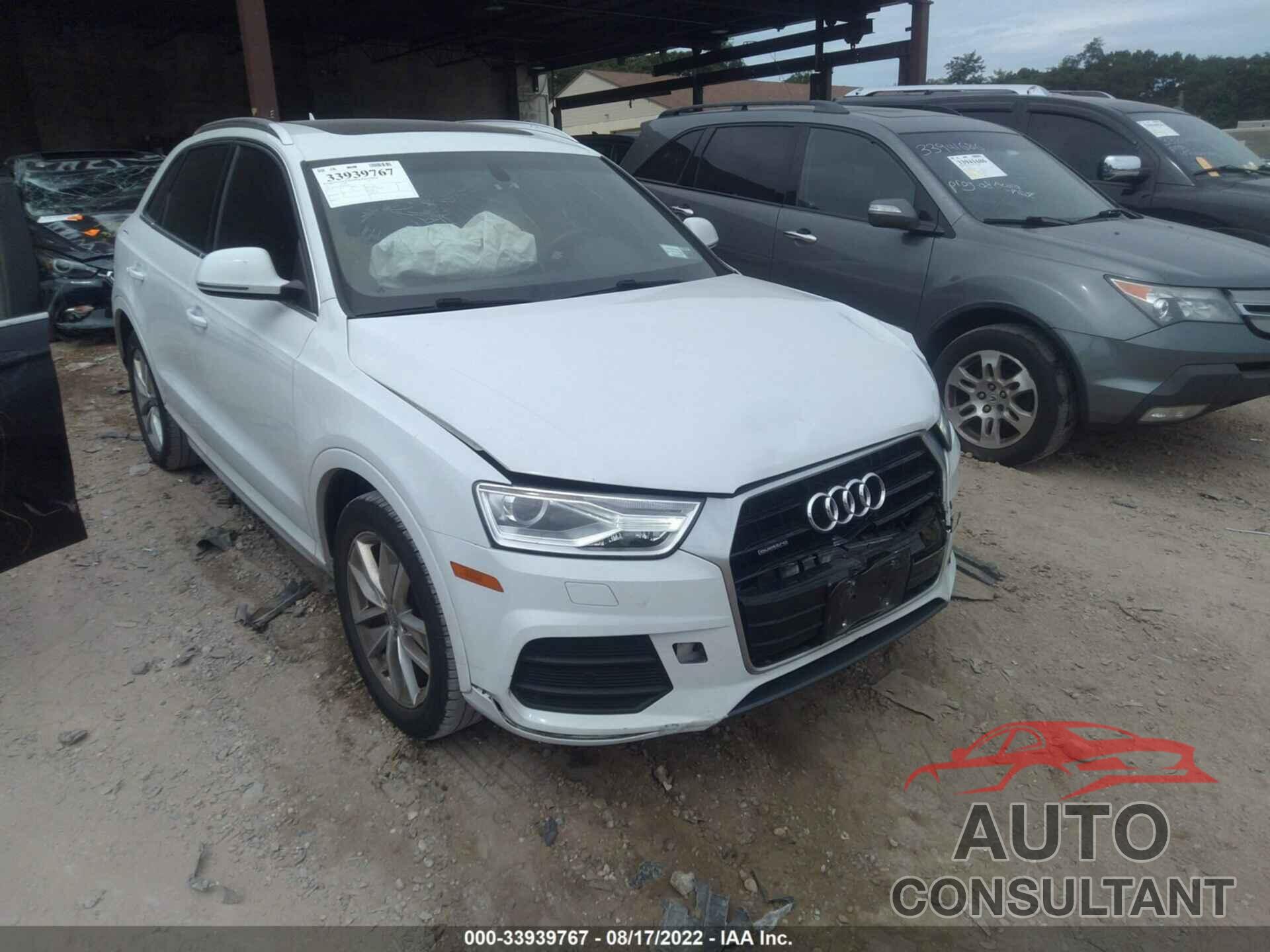 AUDI Q3 2017 - WA1JCCFS9HR010565