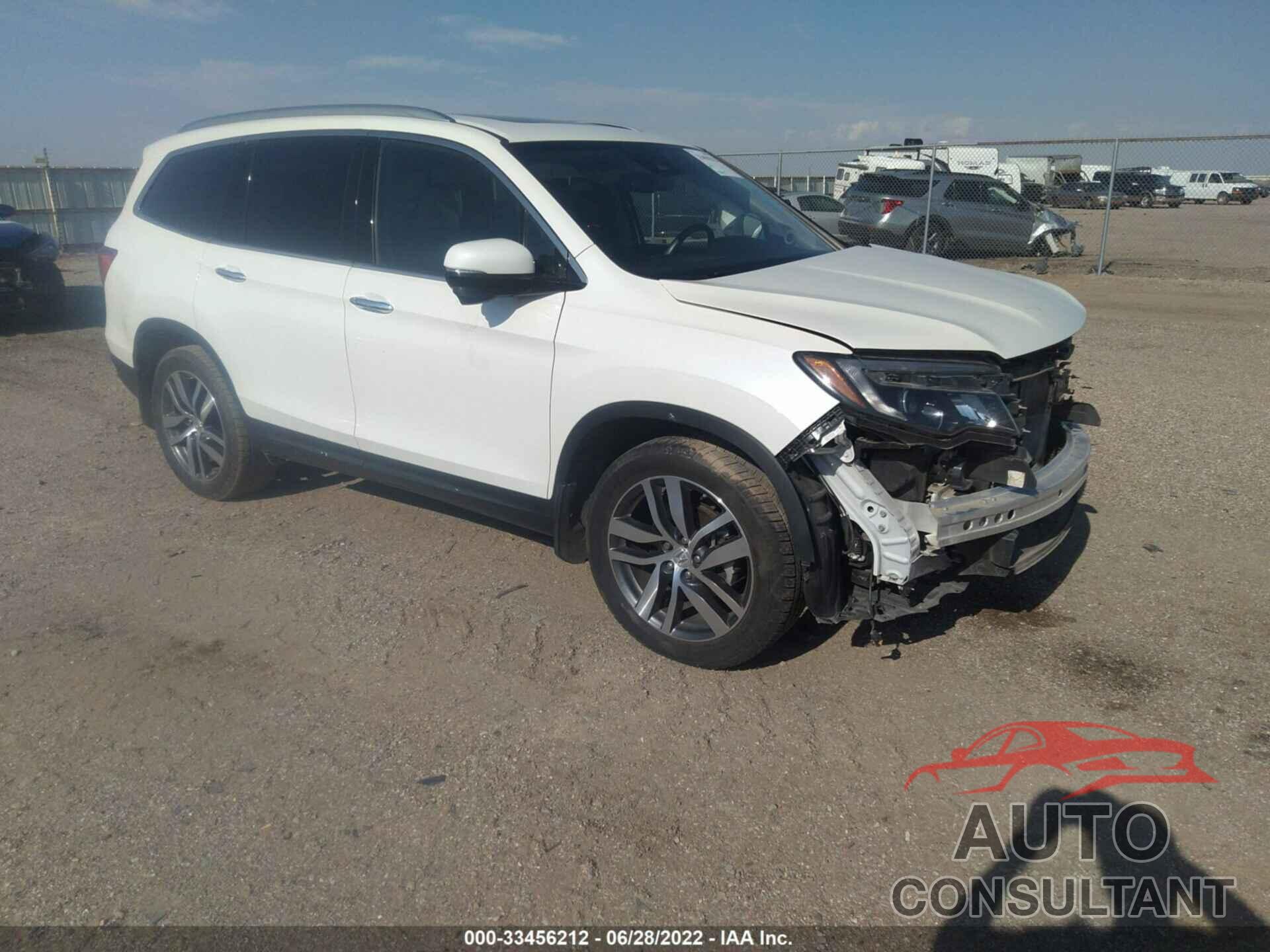 HONDA PILOT 2017 - 5FNYF5H91HB001141