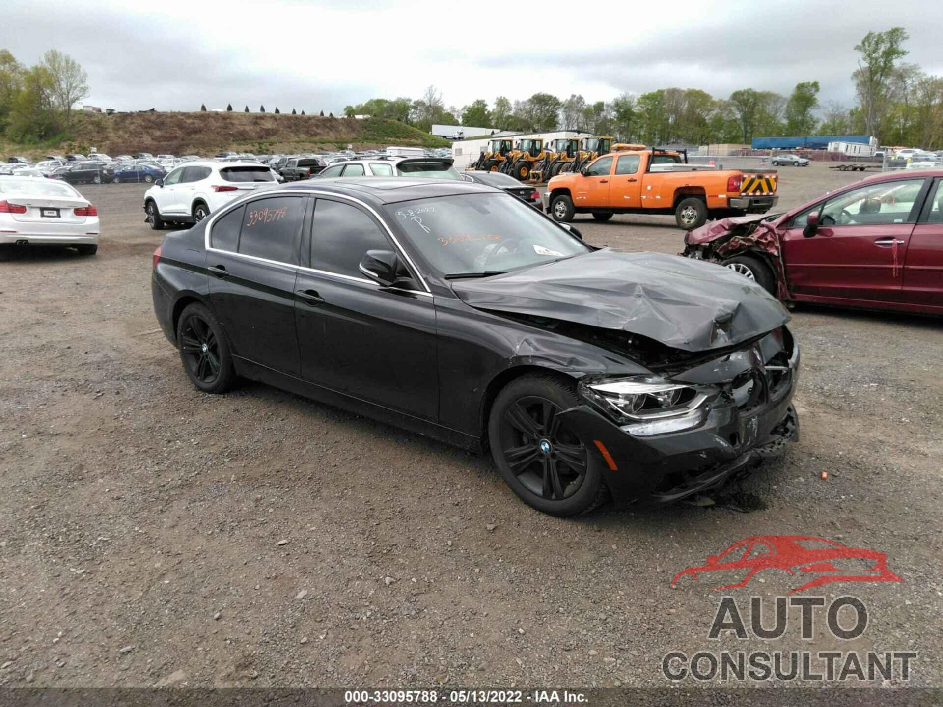 BMW 3 SERIES 2017 - WBA8B9G36HNU54427
