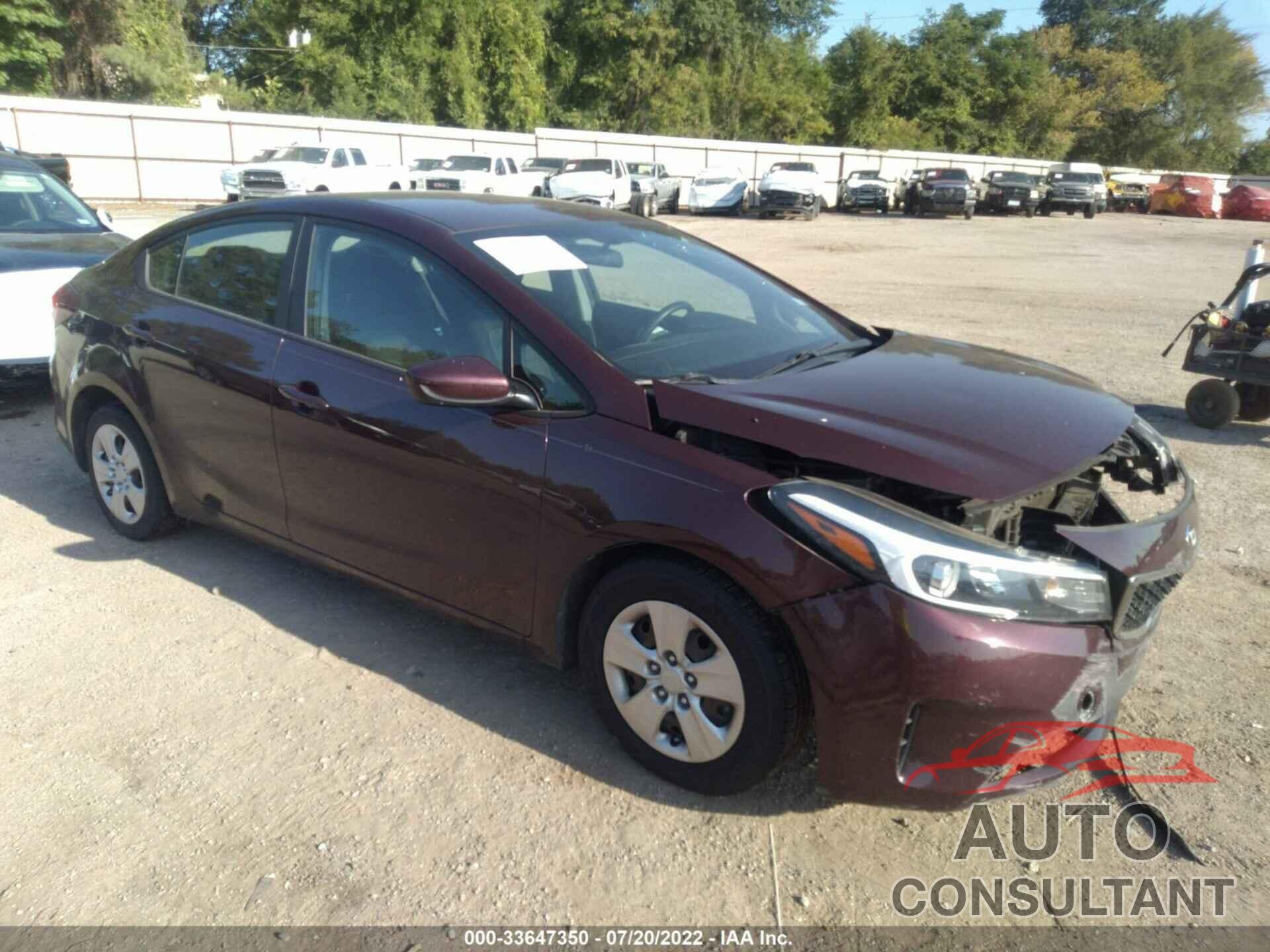 KIA FORTE 2018 - 3KPFK4A75JE215387