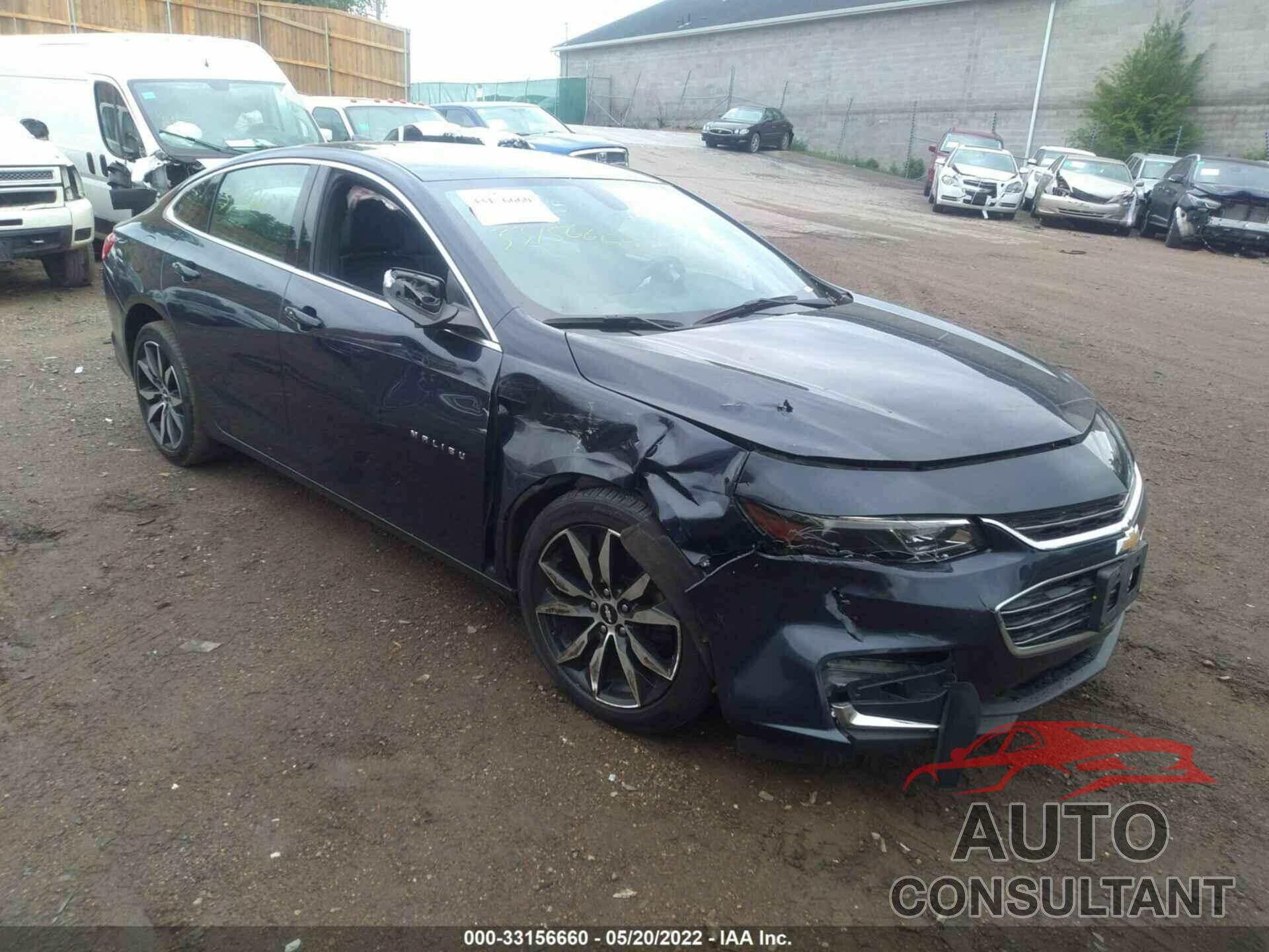 CHEVROLET MALIBU 2017 - 1G1ZE5ST2HF287050