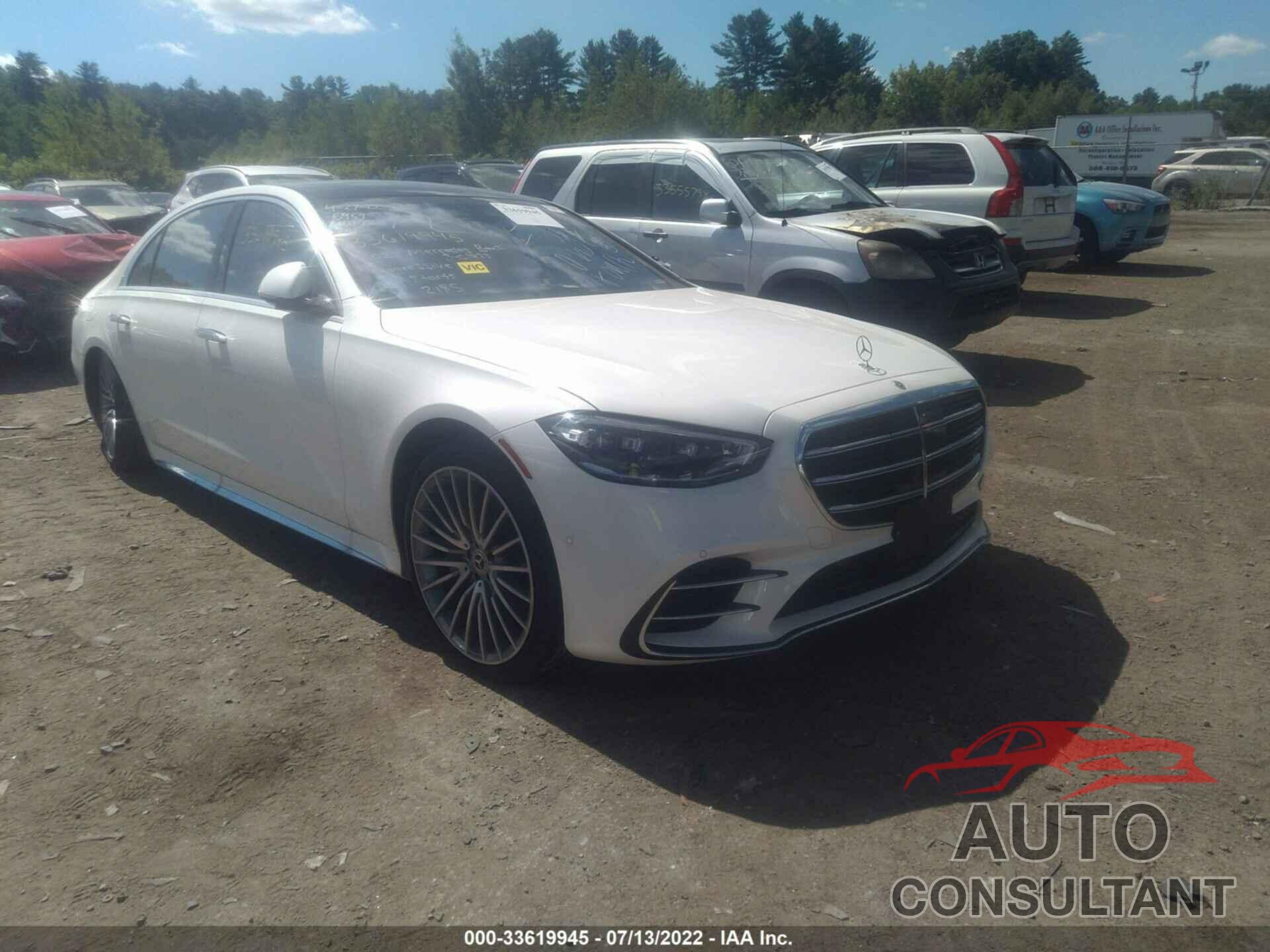 MERCEDES-BENZ S-CLASS 2022 - W1K6G7GB4NA105959