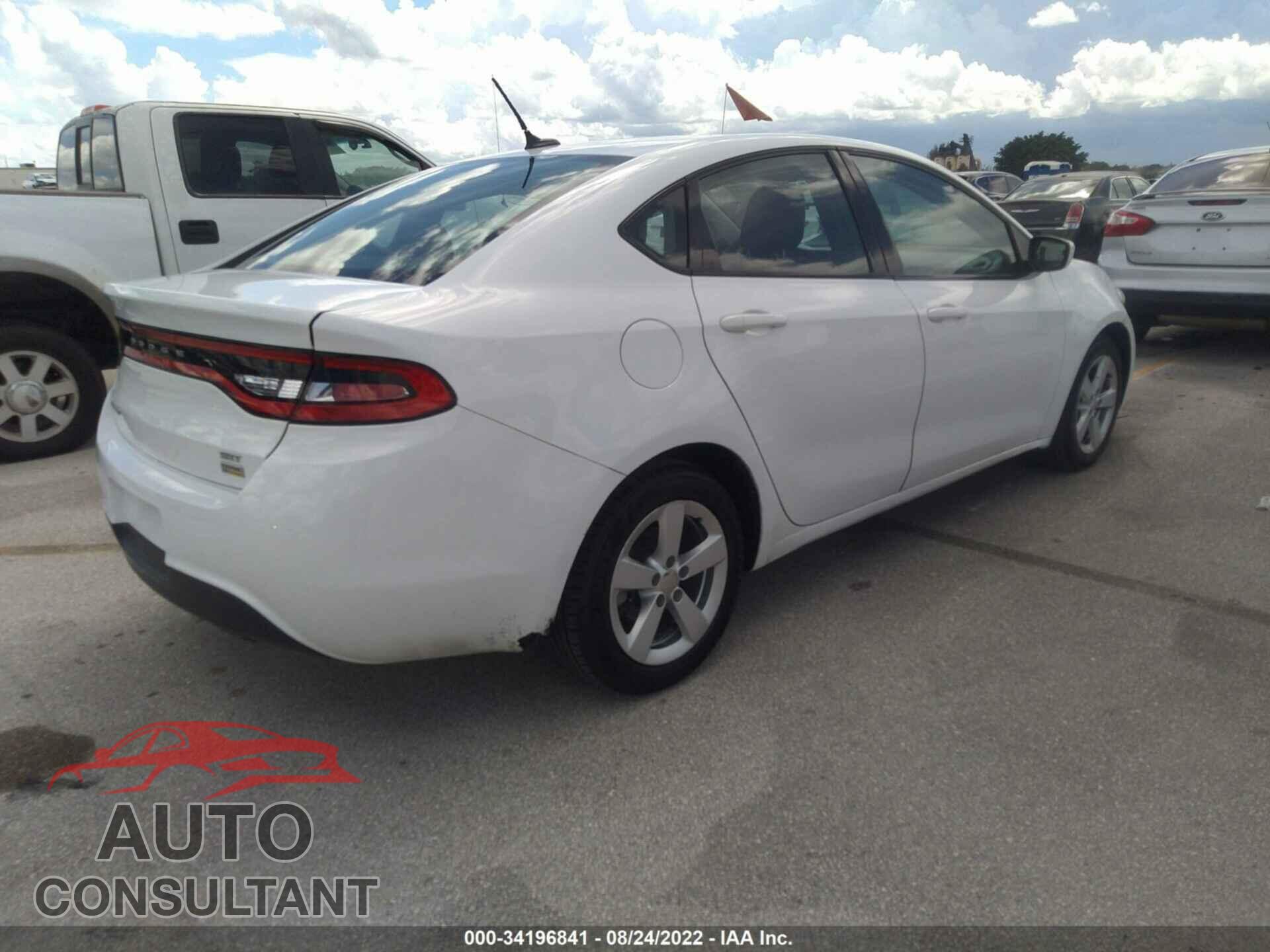 DODGE DART 2016 - 1C3CDFBA1GD652515