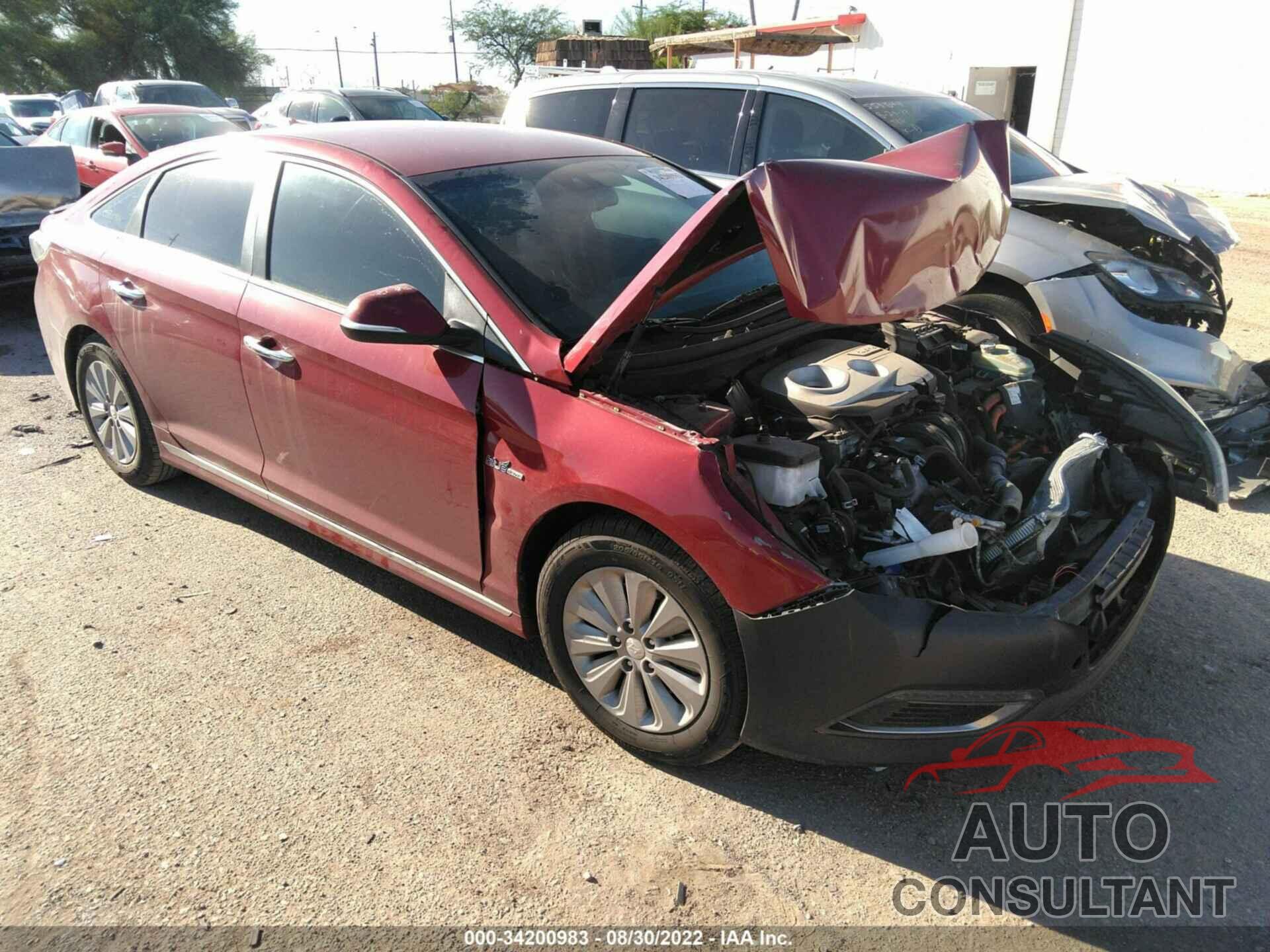 HYUNDAI SONATA HYBRID 2016 - KMHE24L14GA011692