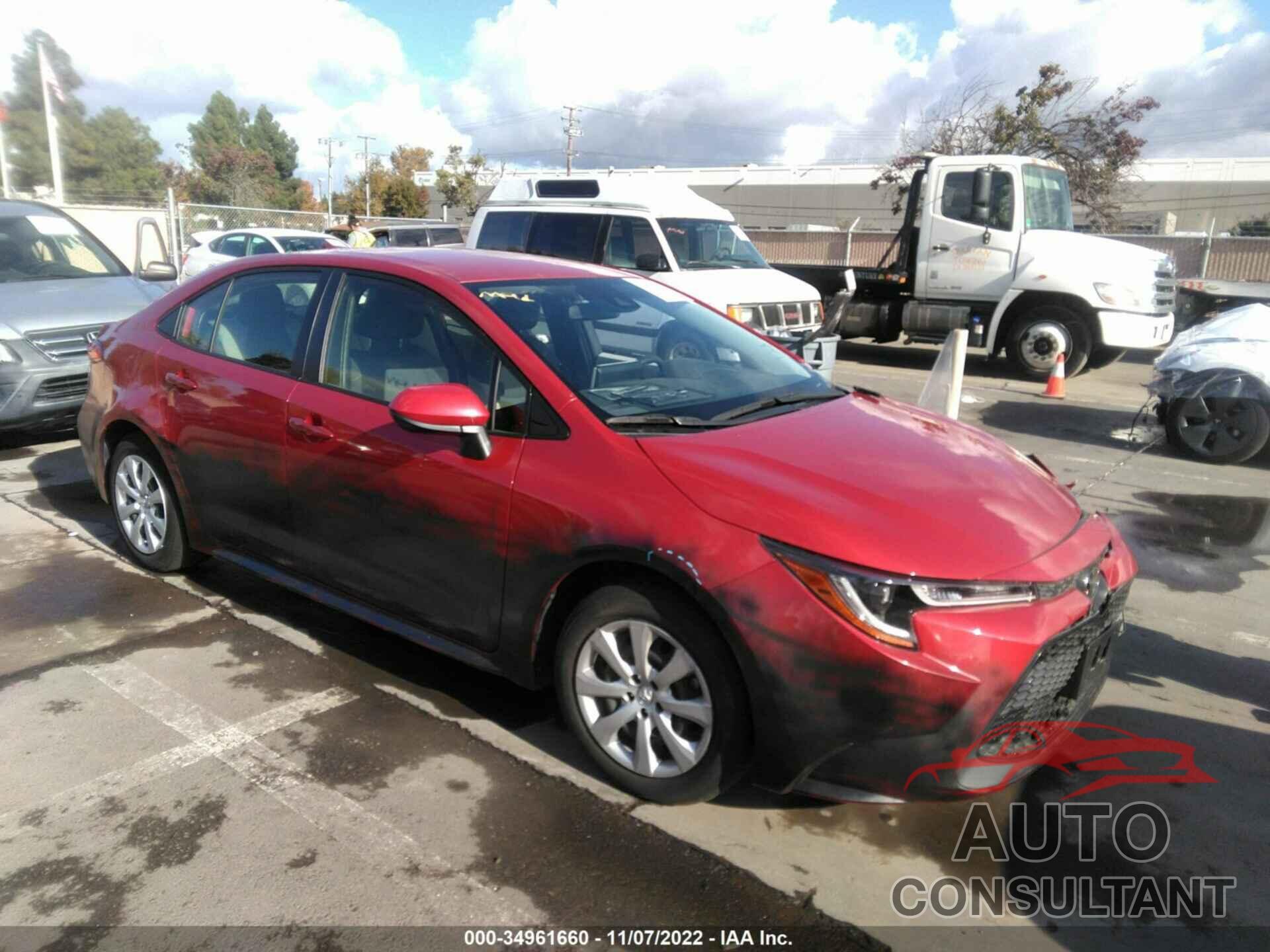 TOYOTA COROLLA 2021 - JTDEPMAE3MJ168556
