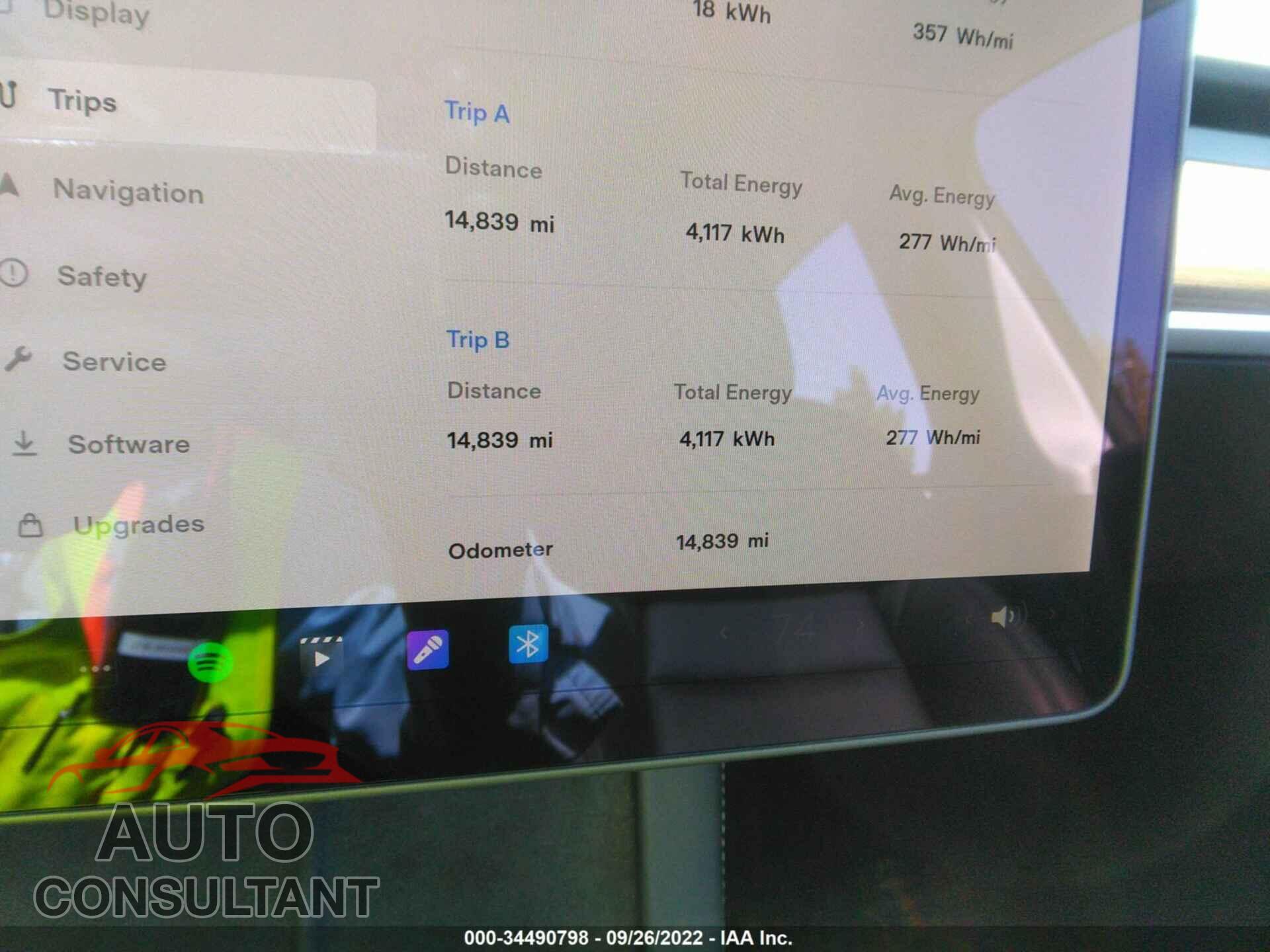 TESLA MODEL Y 2021 - 5YJYGAEE8MF281495