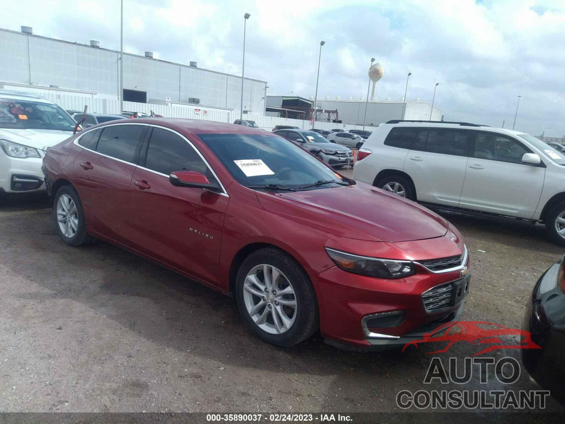 CHEVROLET MALIBU 2016 - 1G1ZE5ST2GF274684