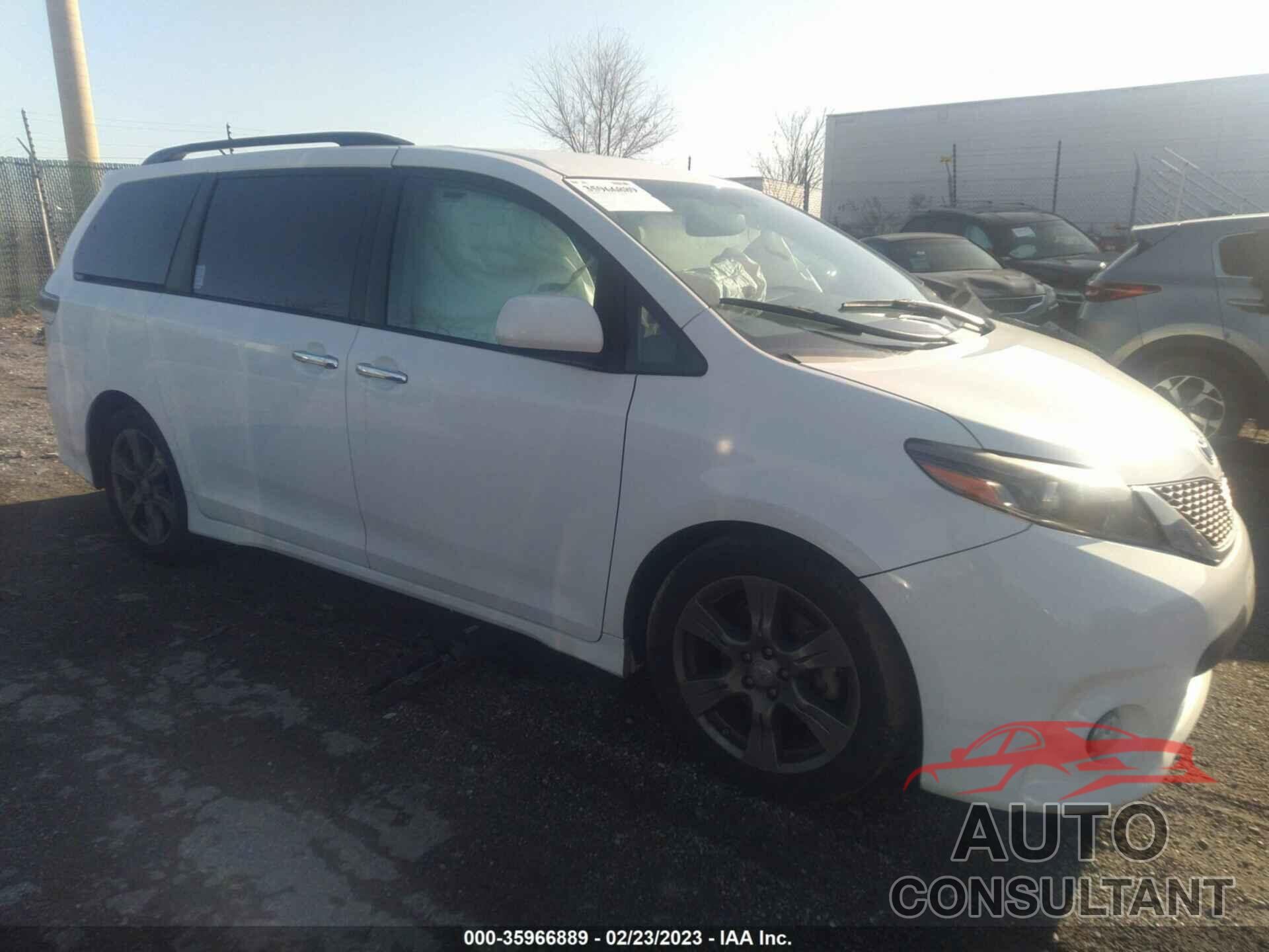 TOYOTA SIENNA 2017 - 5TDXZ3DC9HS890338