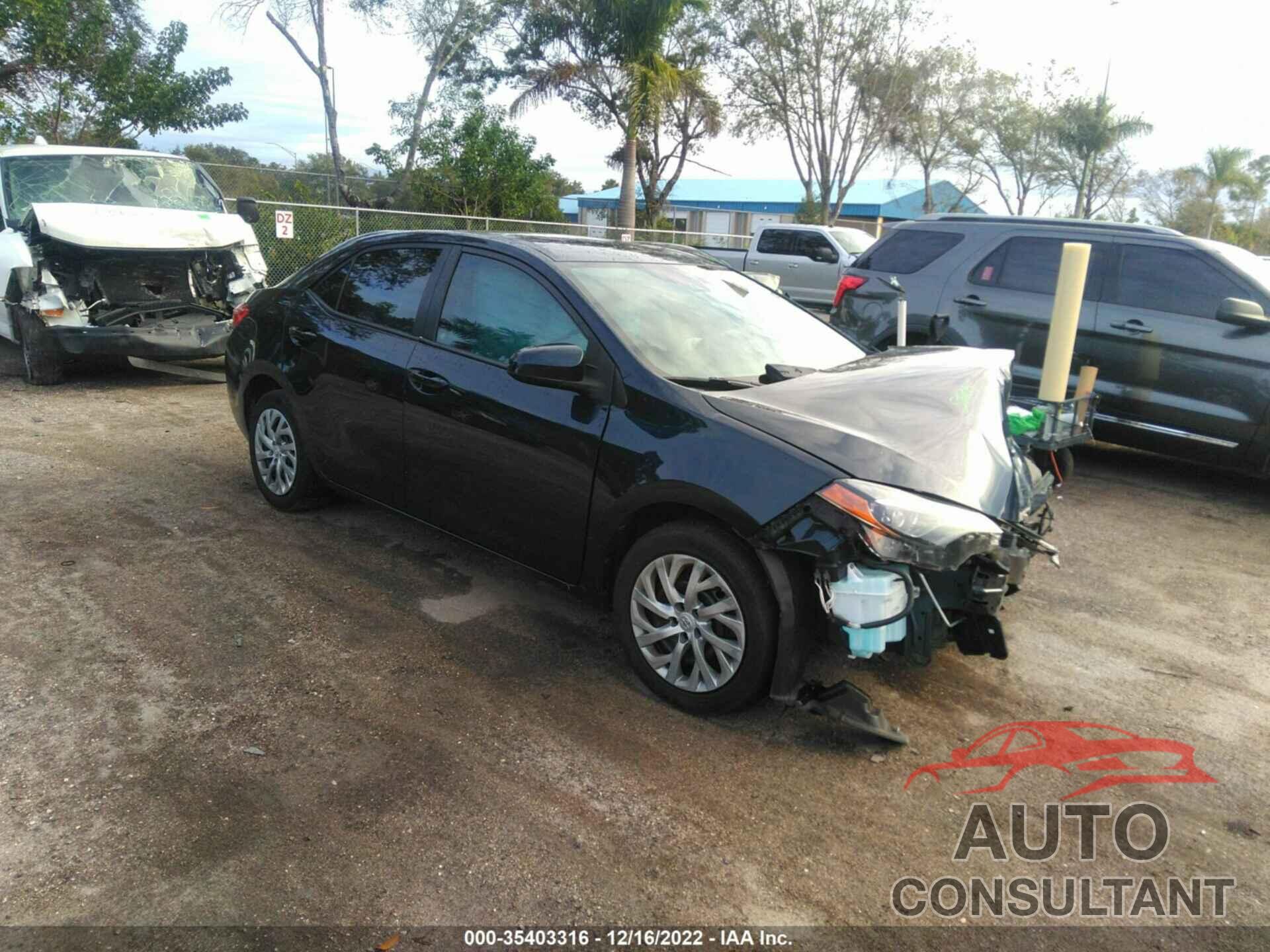 TOYOTA COROLLA 2018 - 2T1BURHE7JC981016