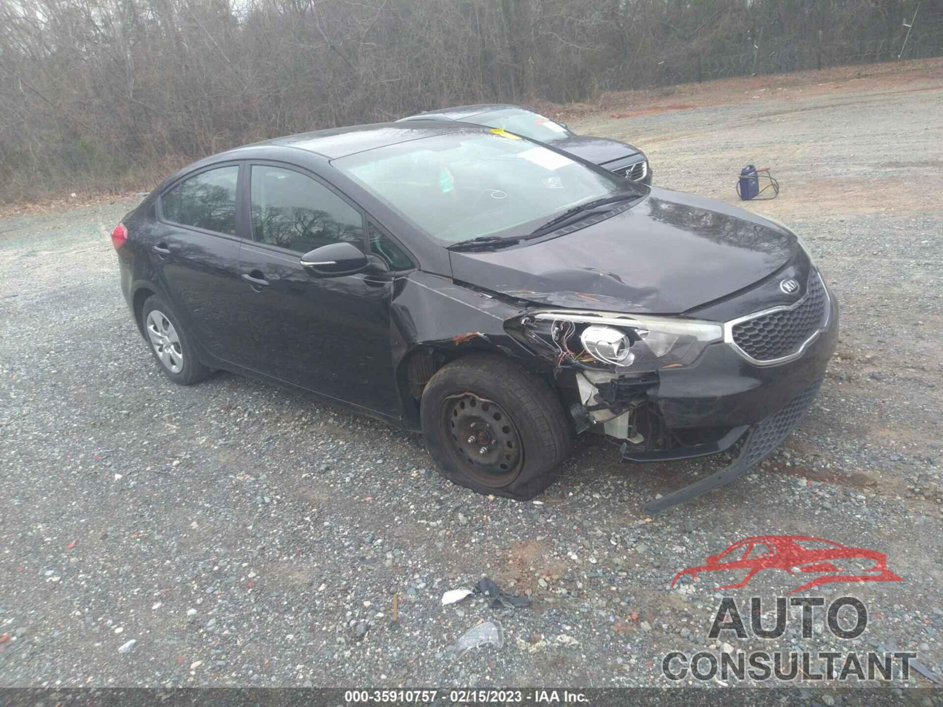 KIA FORTE 2016 - KNAFX4A66G5520178